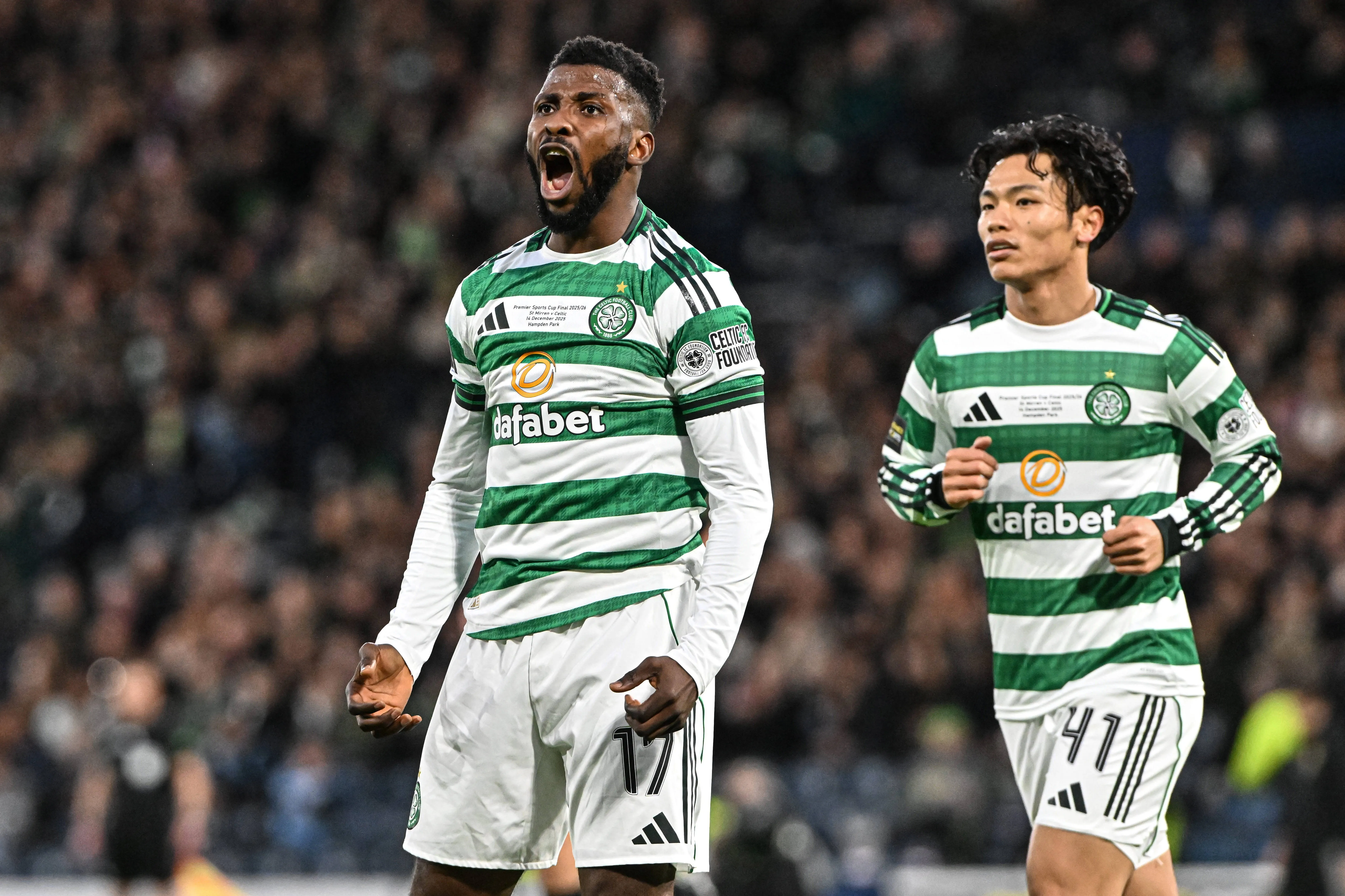 Kelechi Iheanacho in action for Celtic