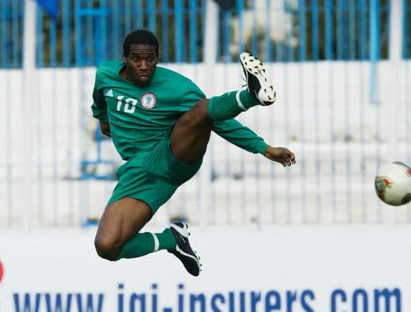 Jay-Jay Okocha at 2004 AFCON