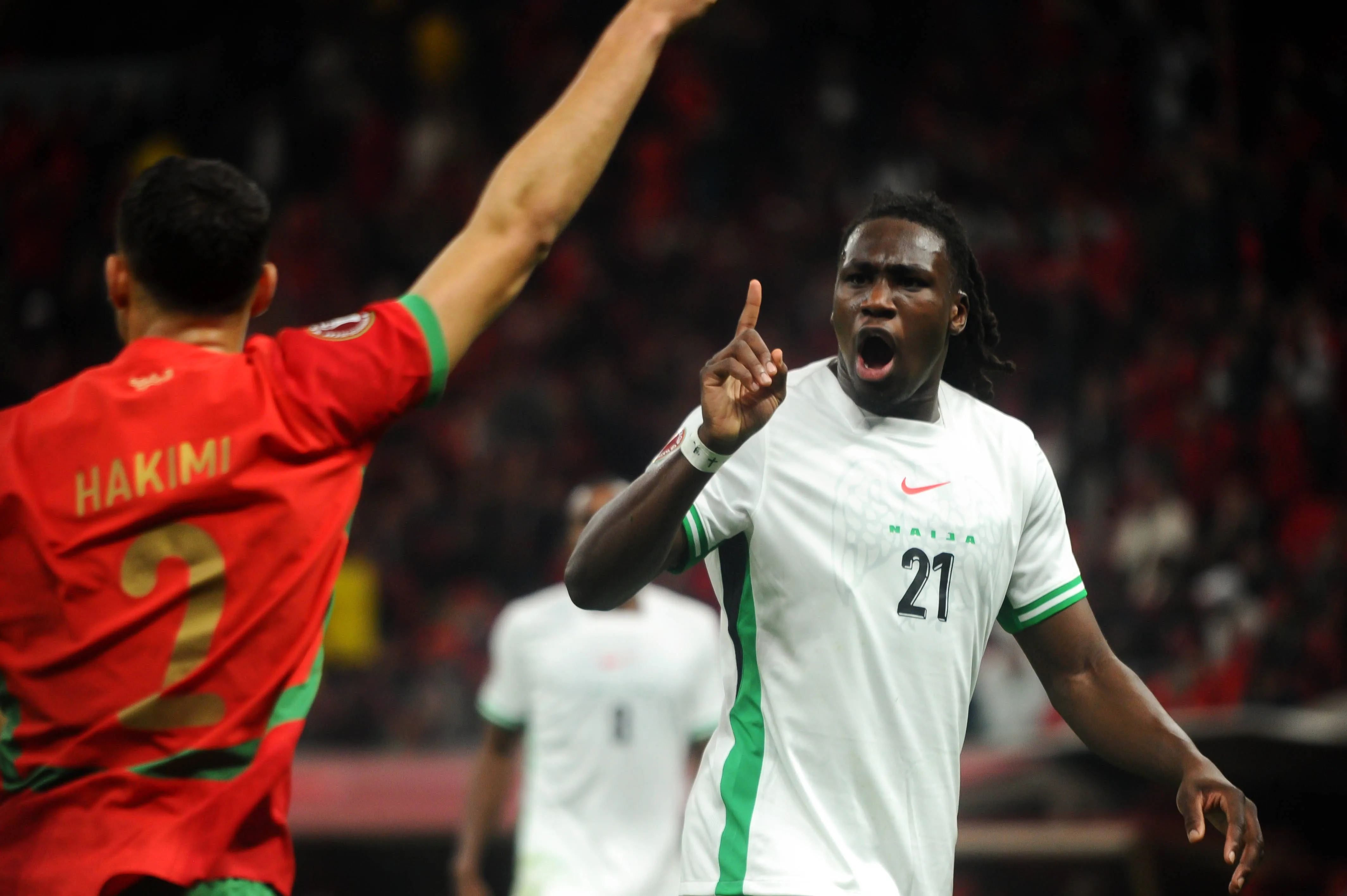 Super Eagles defender Calvin Bassey 