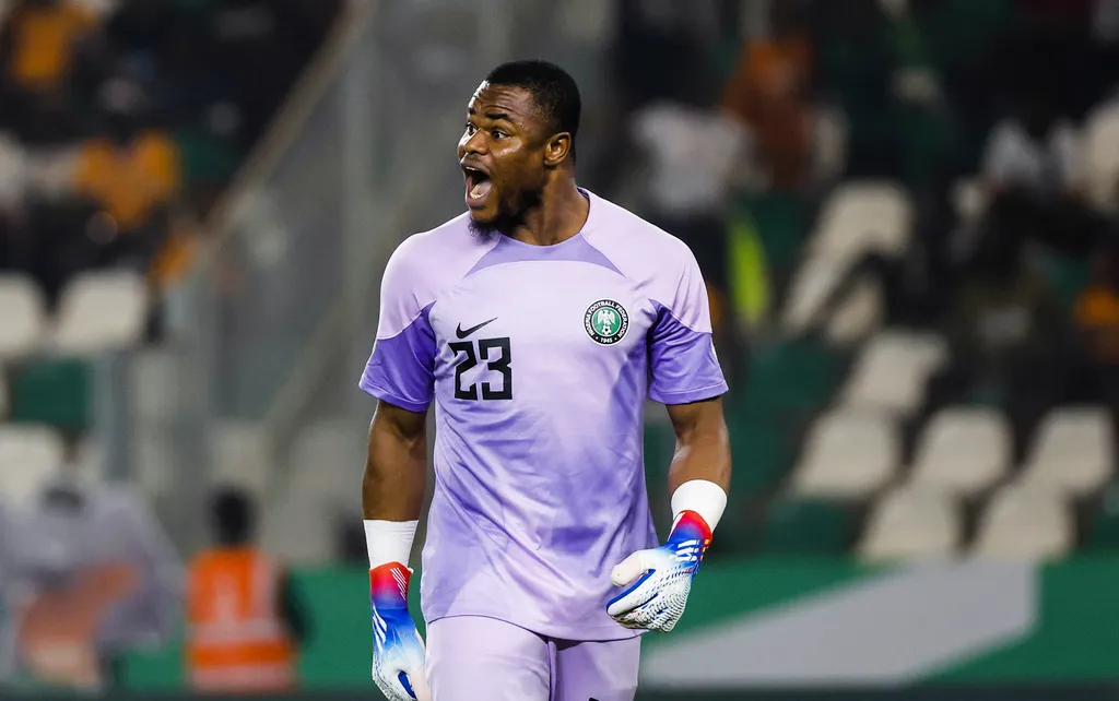 Super Eagles goalie Stanley Nwabali