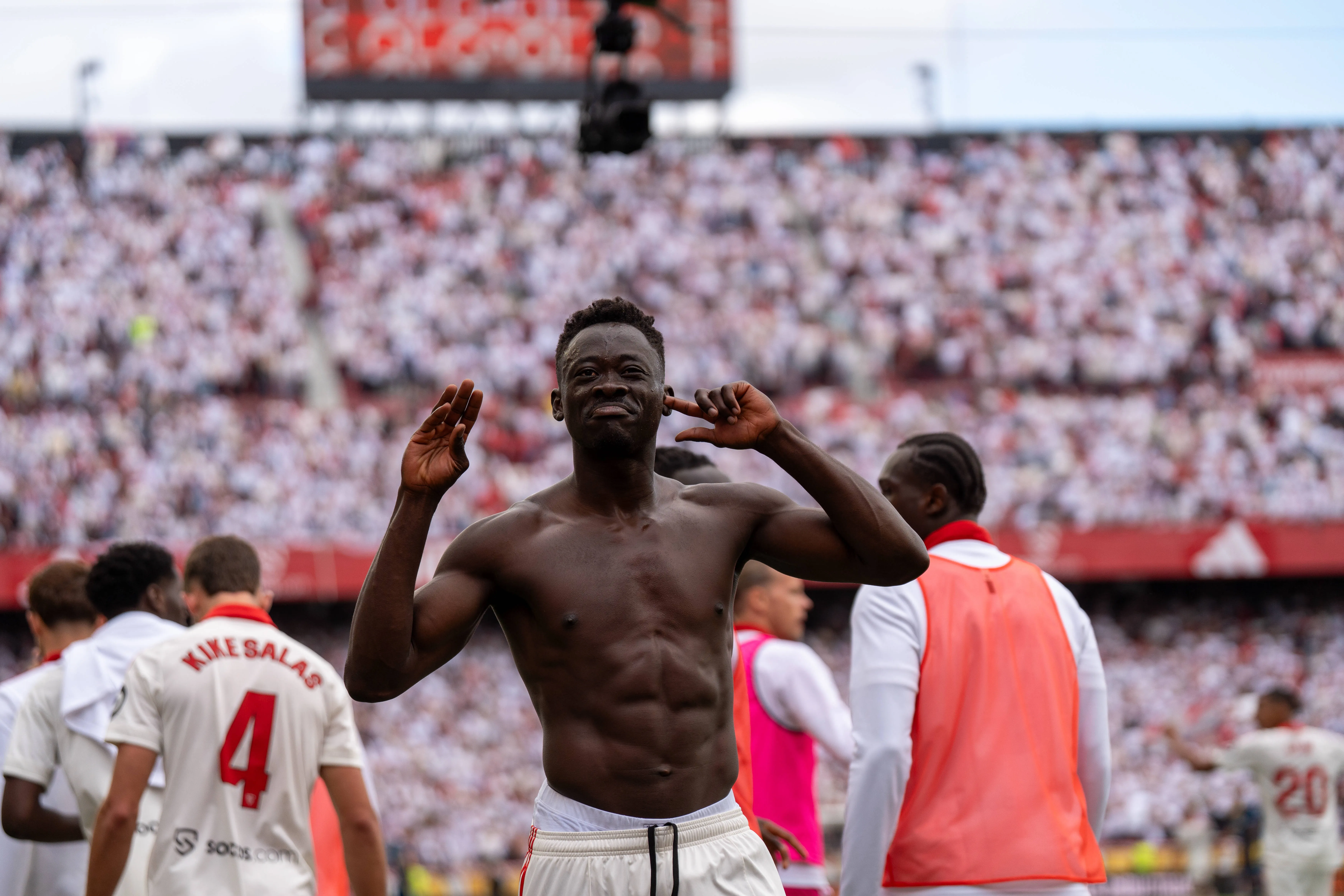 Sevilla star Akor Adams 