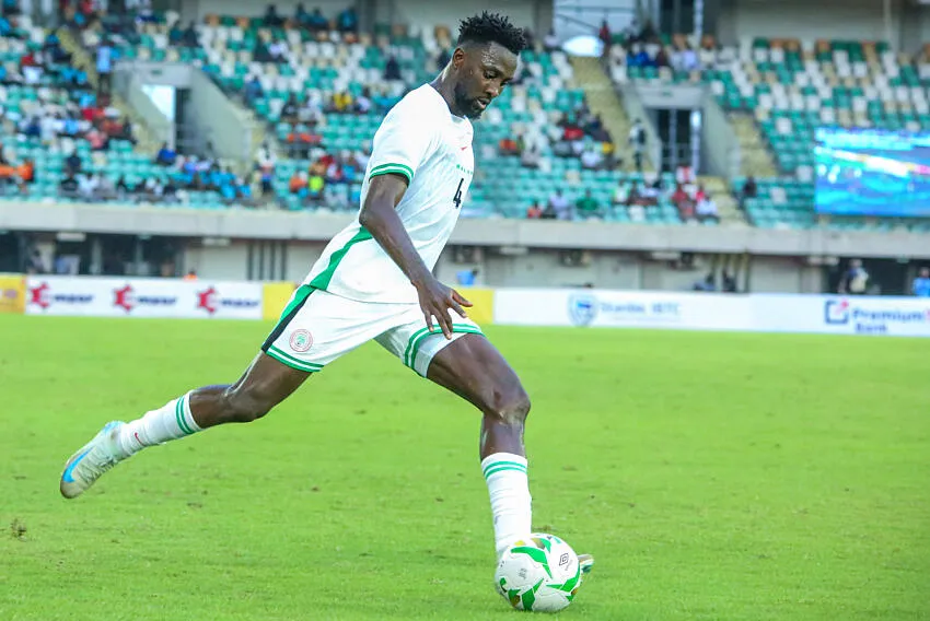 Wilfred Ndidi on international duty with Super Eagles