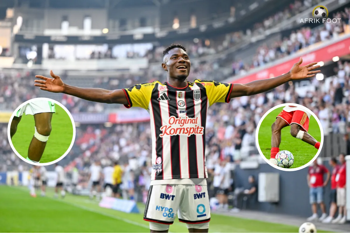 Super Eagles: Key reason Moses Usor always wears a tape under his knee