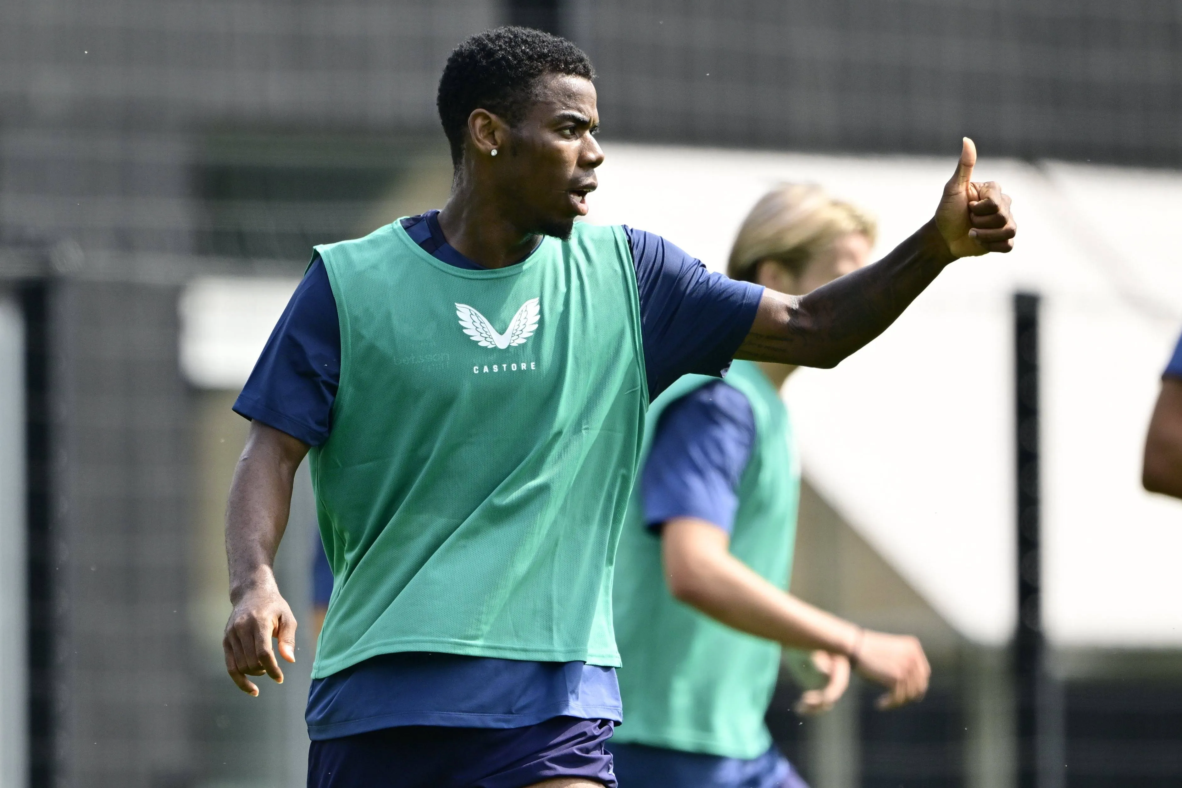 Nigeria Super Eagles midfielder Raphael Onyedika 
