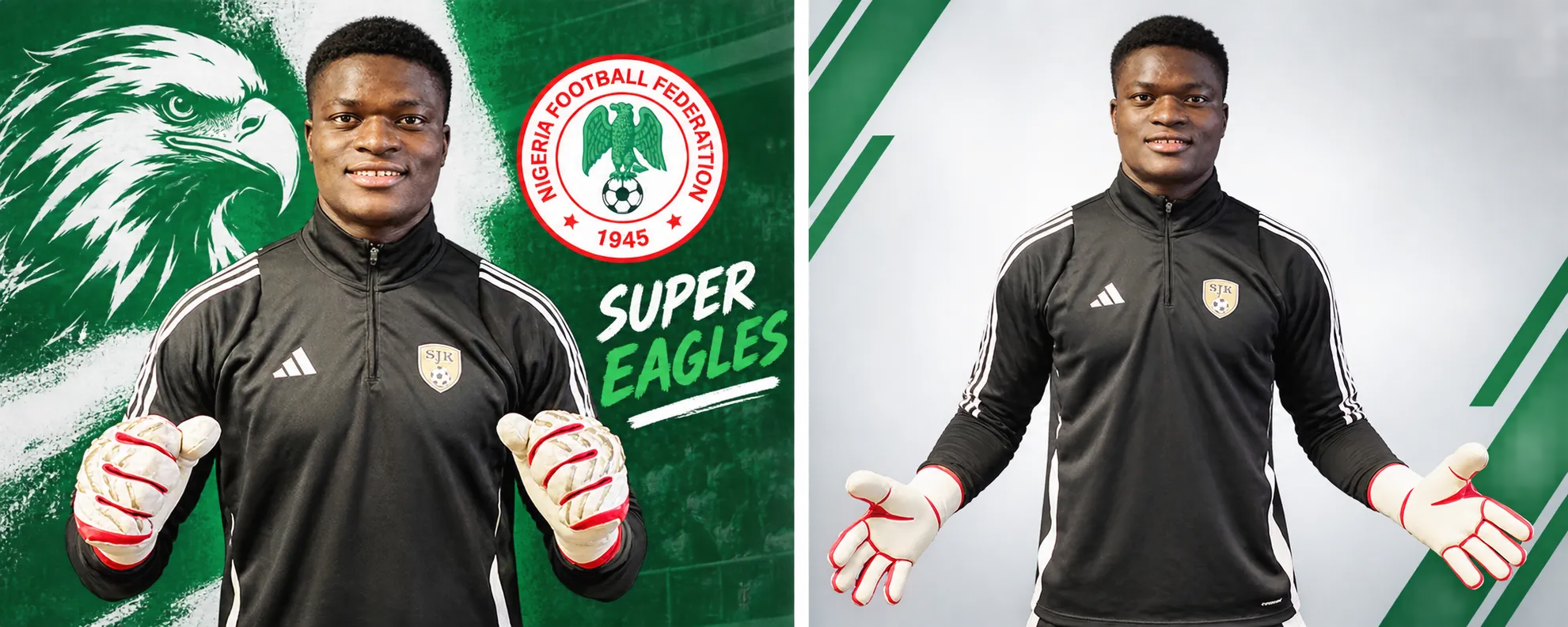 New Super Eagles goalkeeper Samuel James