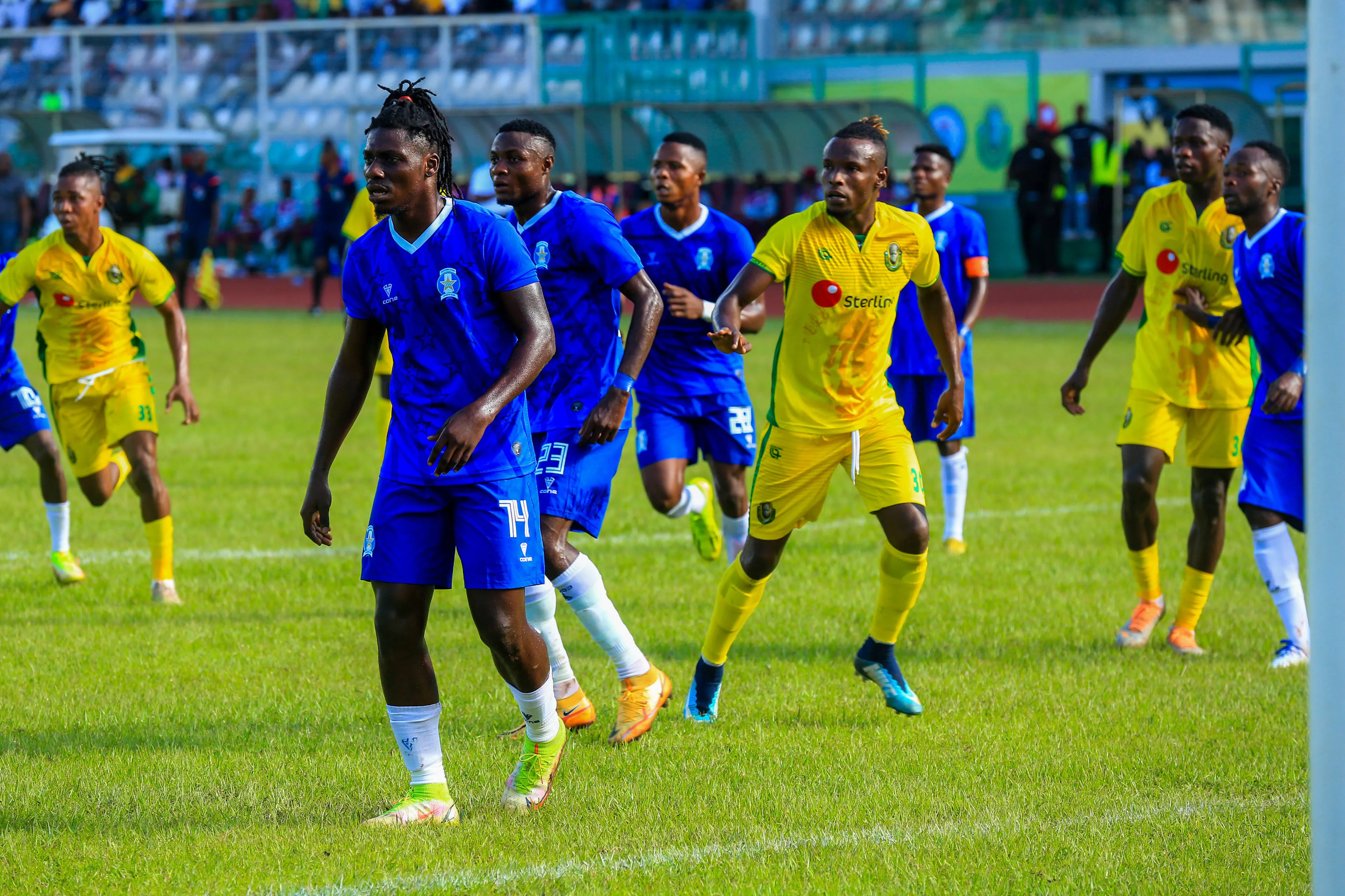 Nigeria Football League NPFL match between Bendel Insurance and 3sc Shooting Stars
