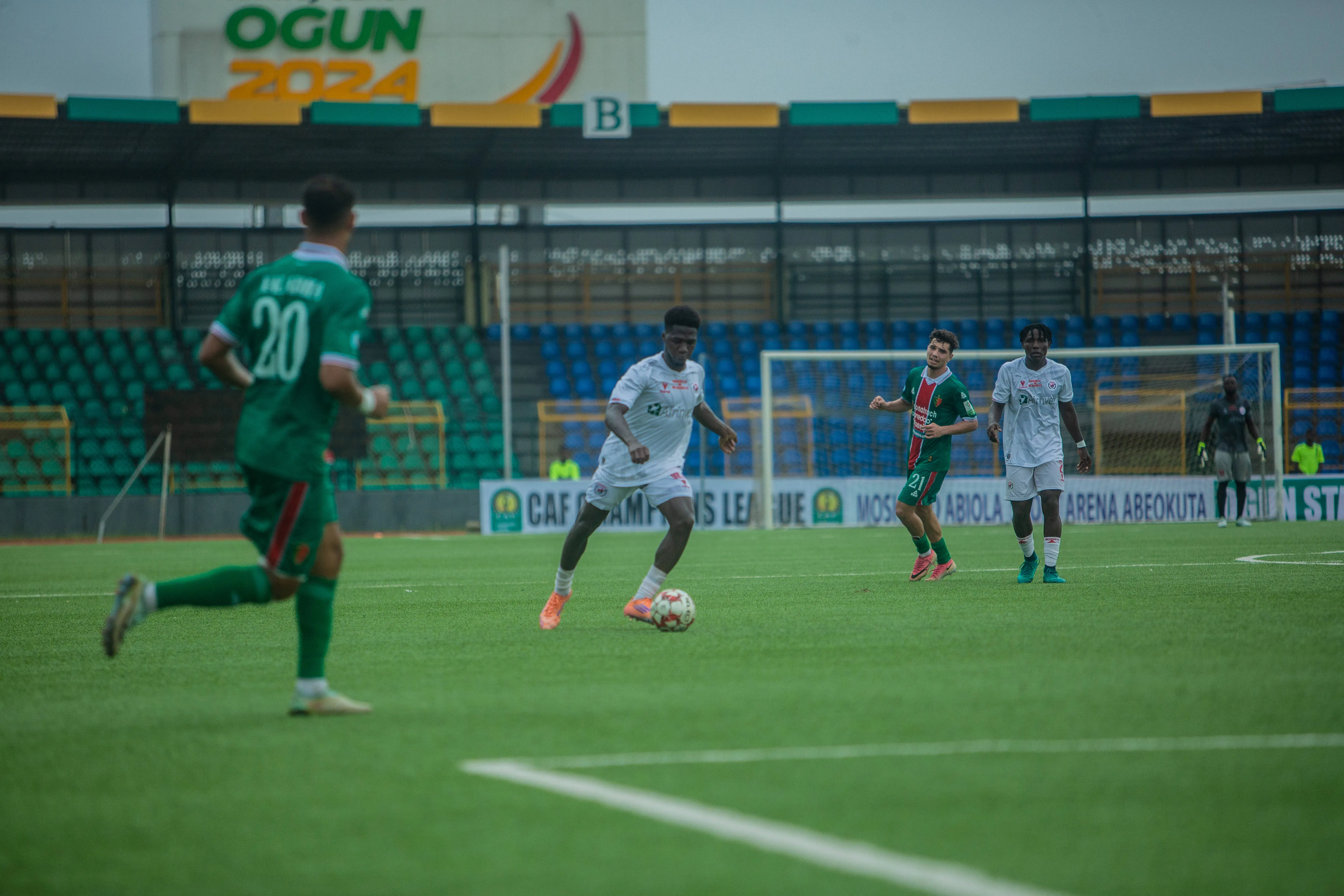 The CAFCL game between MC Alger and Enugu Rangers