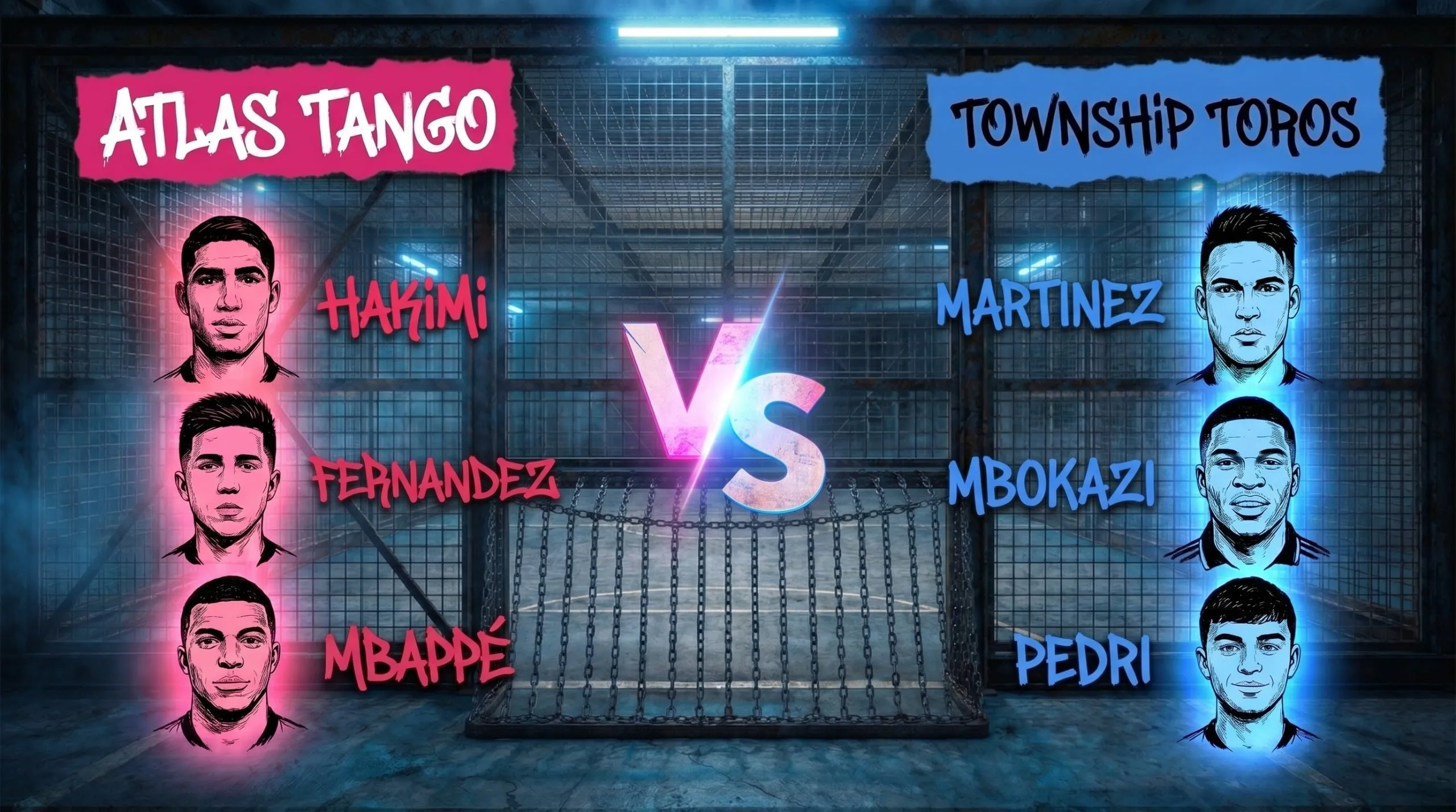Mbapp&eacute;, Hakimi and Fern&aacute;ndez vs Pedri, Mart&iacute;nez and Mbokazi &mdash; Cage 2026 Matchday one is here
