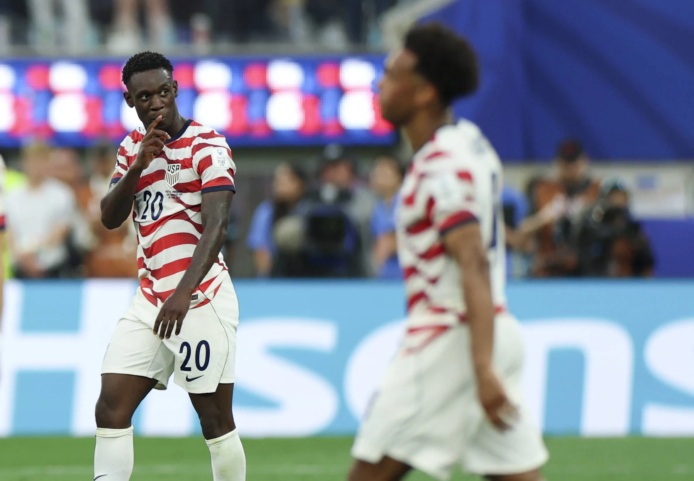 United States star Folarin Balogun 
