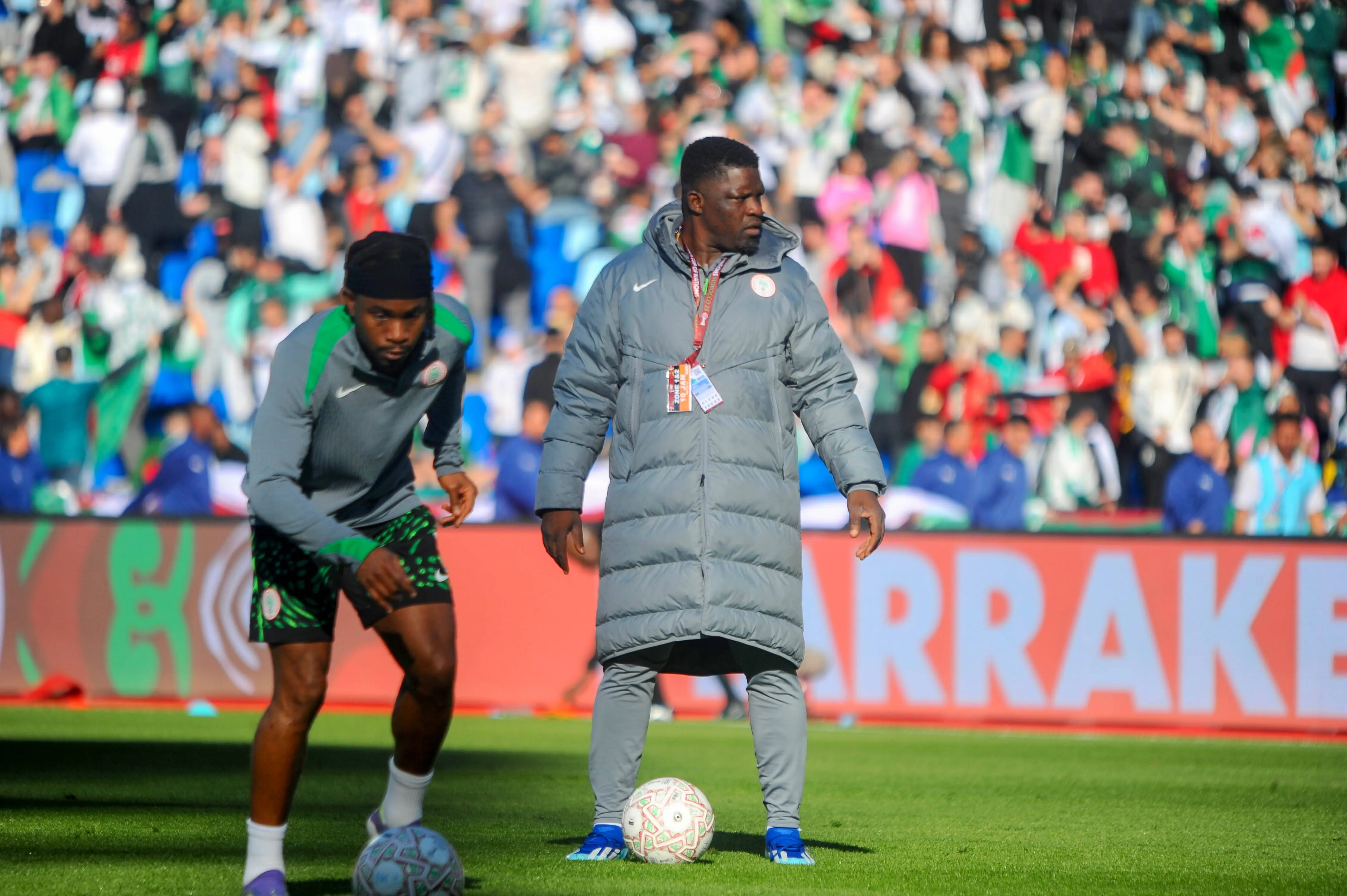Daniel Ogunmodede, Nigeria during the Africa Cup of Nations AFCON match between Algeria and Nigeria