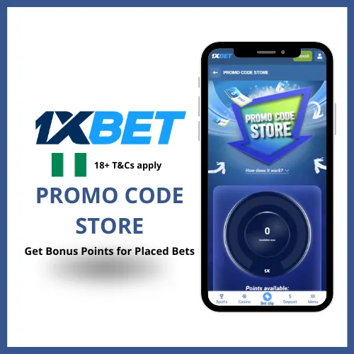 1xBet Promo Code store promotion with bonus points and special promo codes.