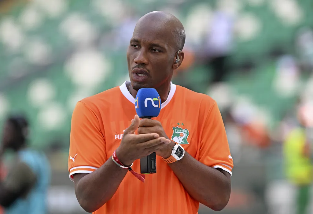 Didier Drogba at 2023 AFCON Osimhen