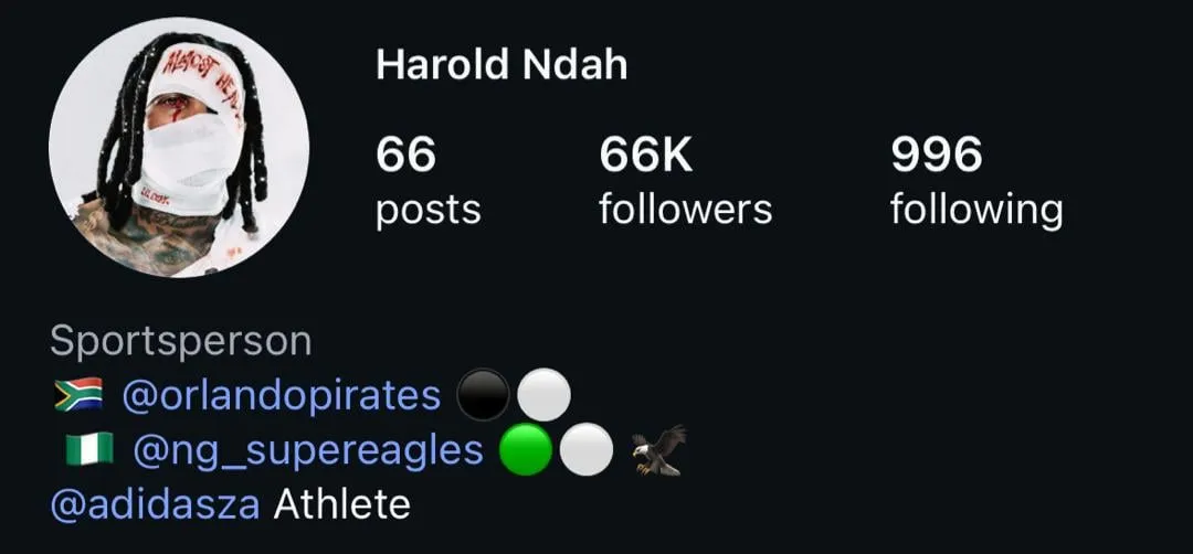 Olisa Ndah's social media page