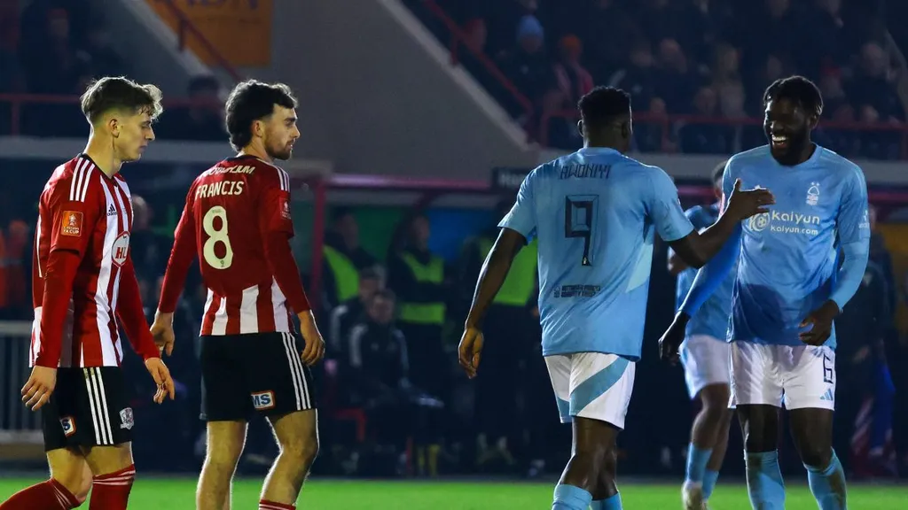 Awoniyi: Mixed fortunes for Super Eagles forward as Forest edge past 10-man Exeter