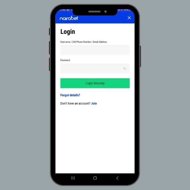 Nairabet app login