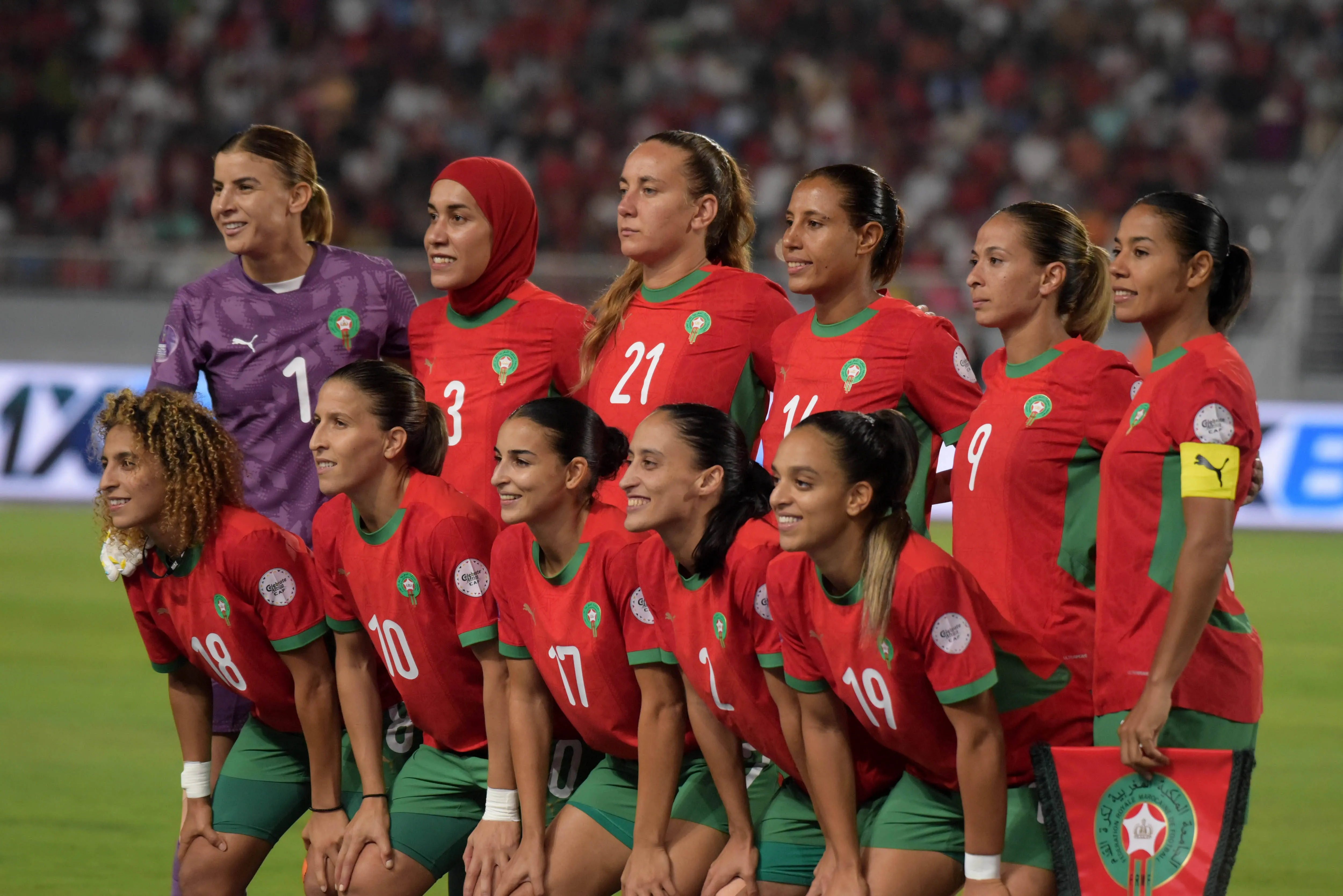 Morocco during the 2025 Women's Africa Cup of Nations WAFCON