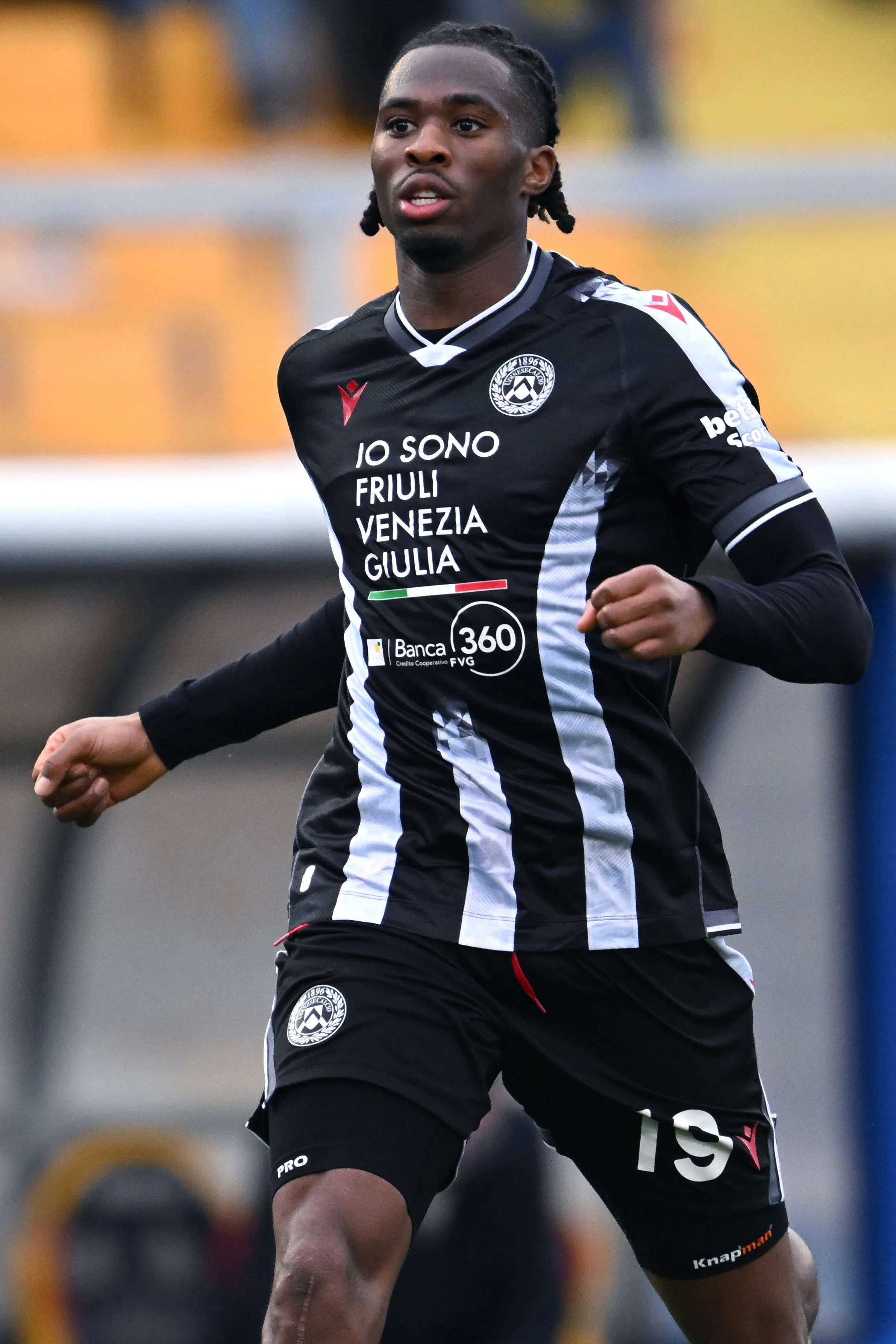 Udinese star Kingsley Ehizibue 