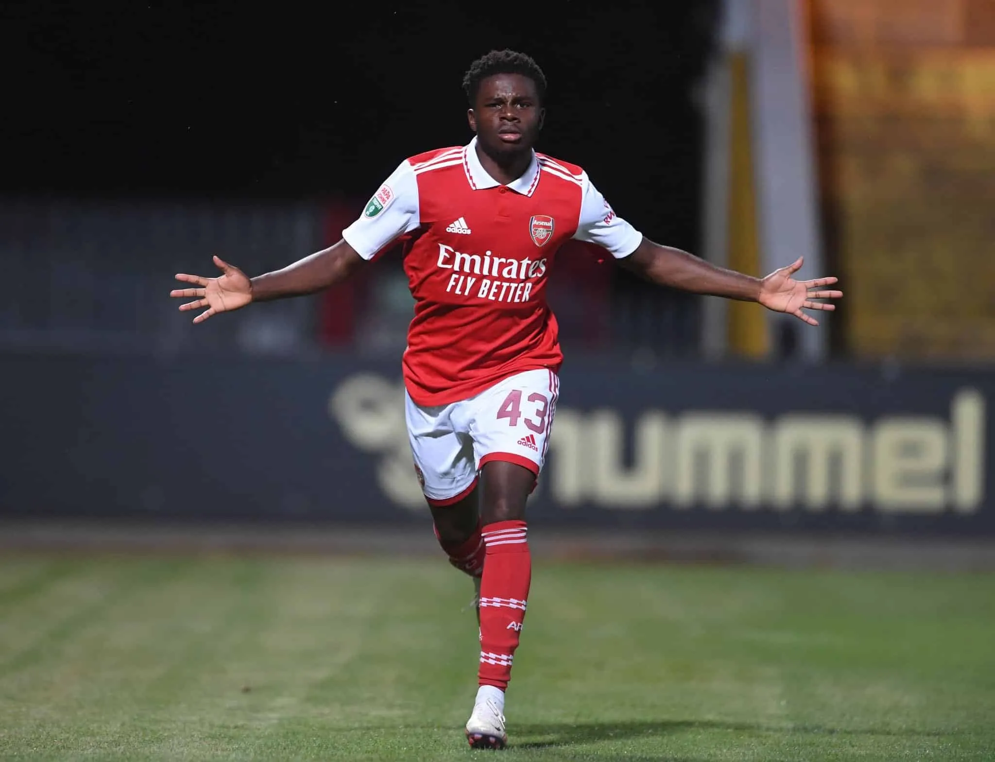 Super Eagles get new striker boost as Arsenal forward affirms eligibility