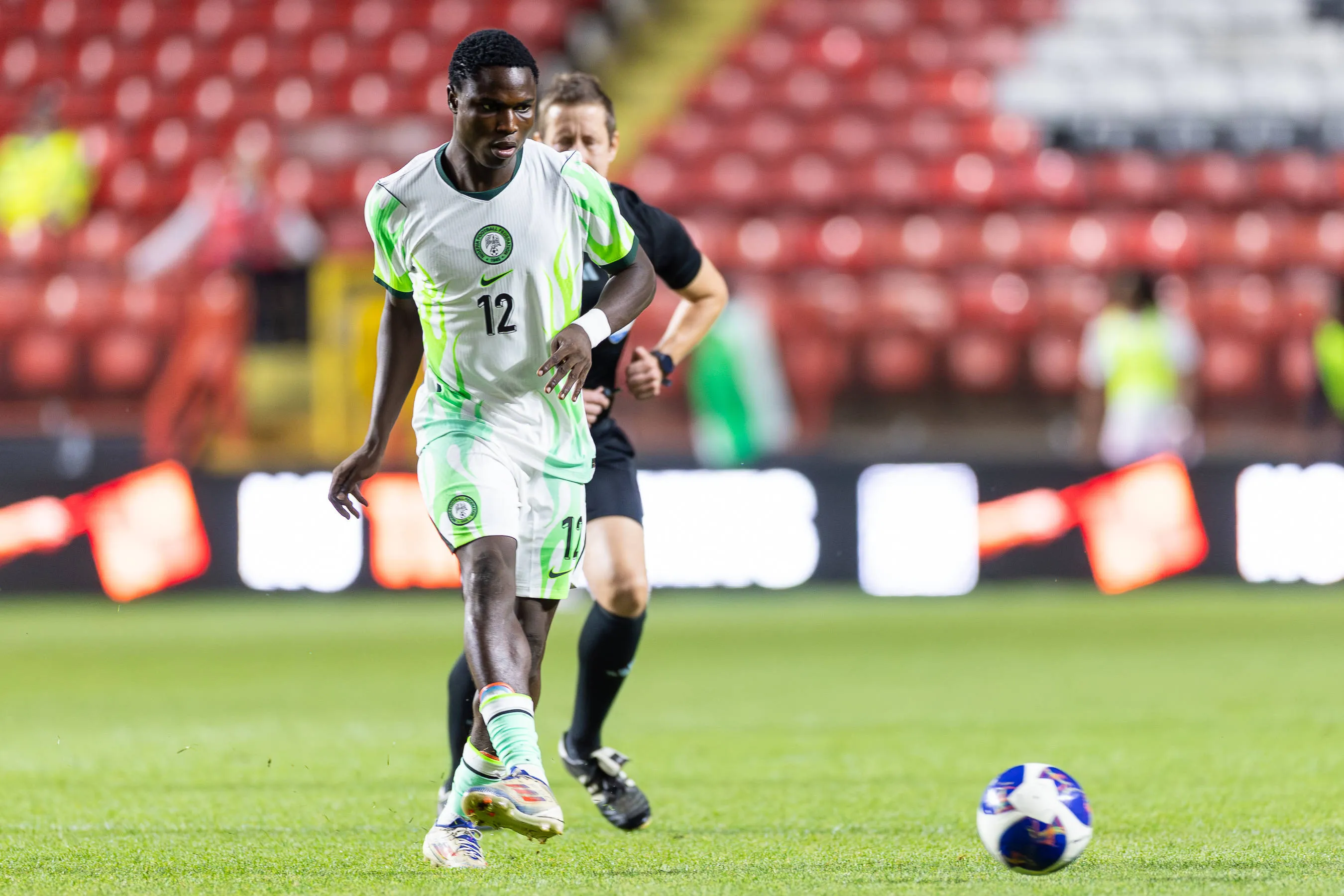 Nigeria midfielder Aderemi Adeoye. 