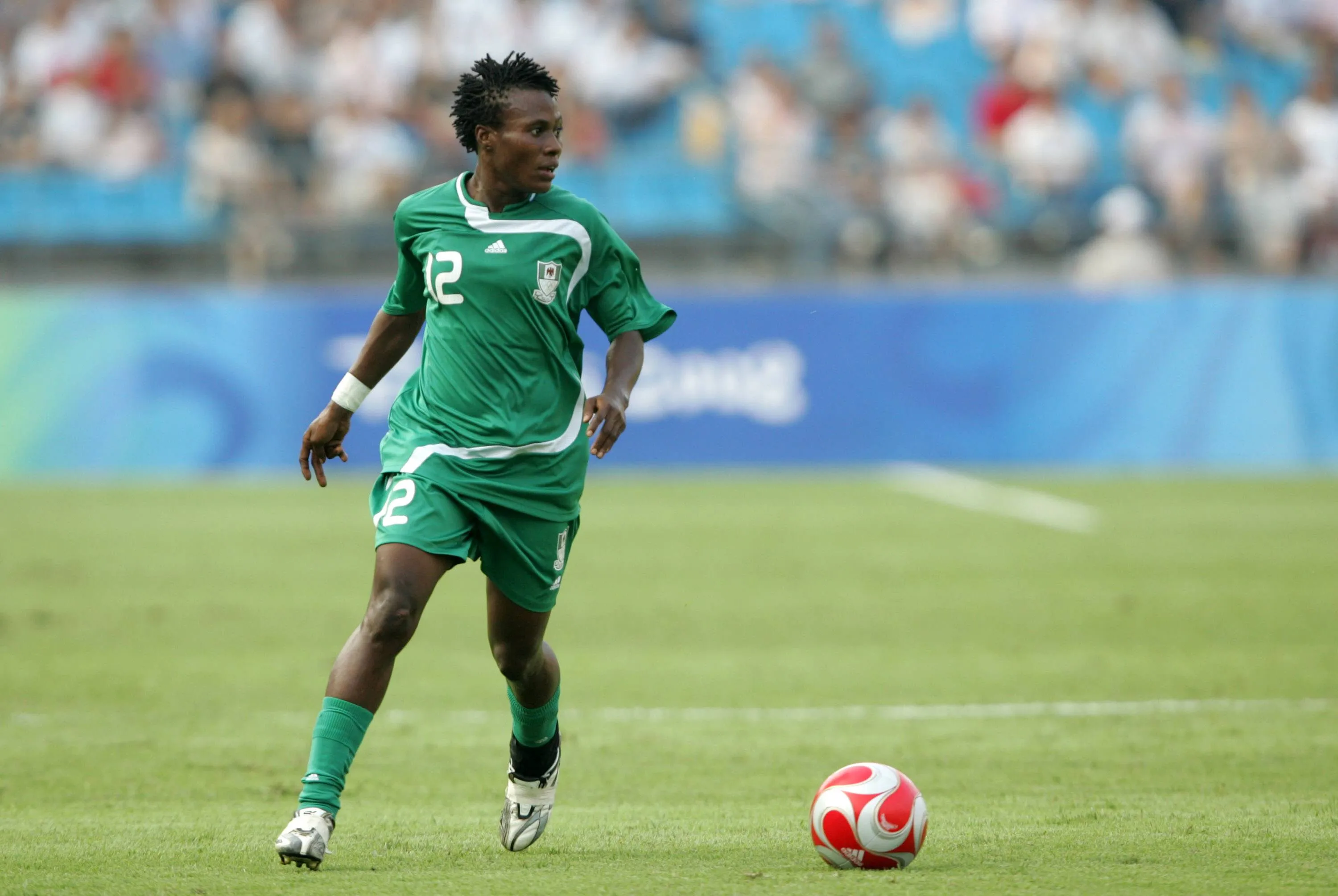 Cynthia Uwak (NGA). The women s Olympic team of Brazil defeated the women s Olympic soccer team of Nigeria 3-1  in a Group F round-robin match in the Women s Olympic Football competition. 