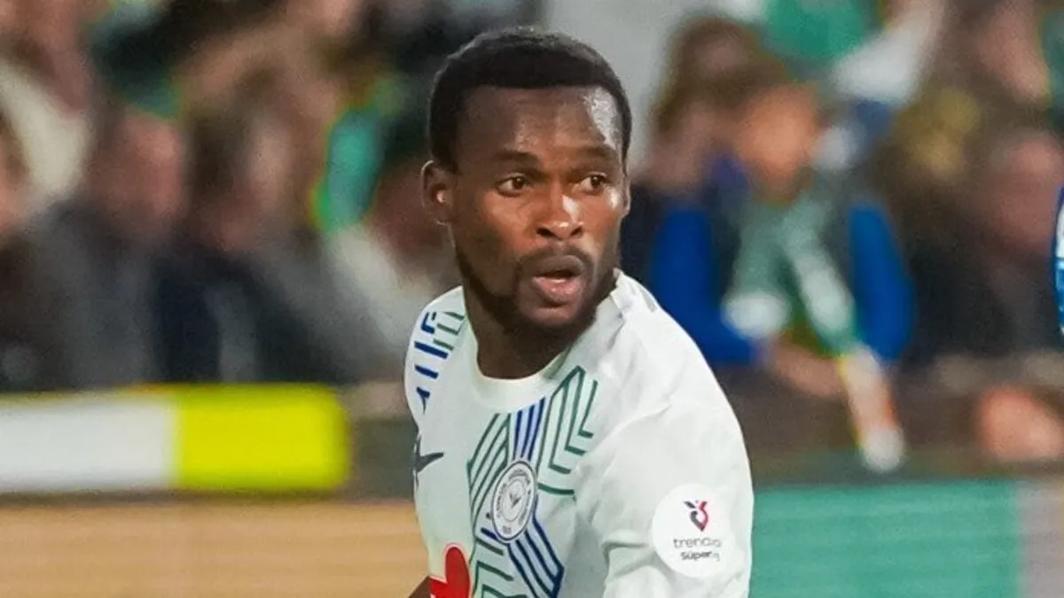 Olawoyin: Super Eagles midfielder scores, gets sent off in Rizespor win