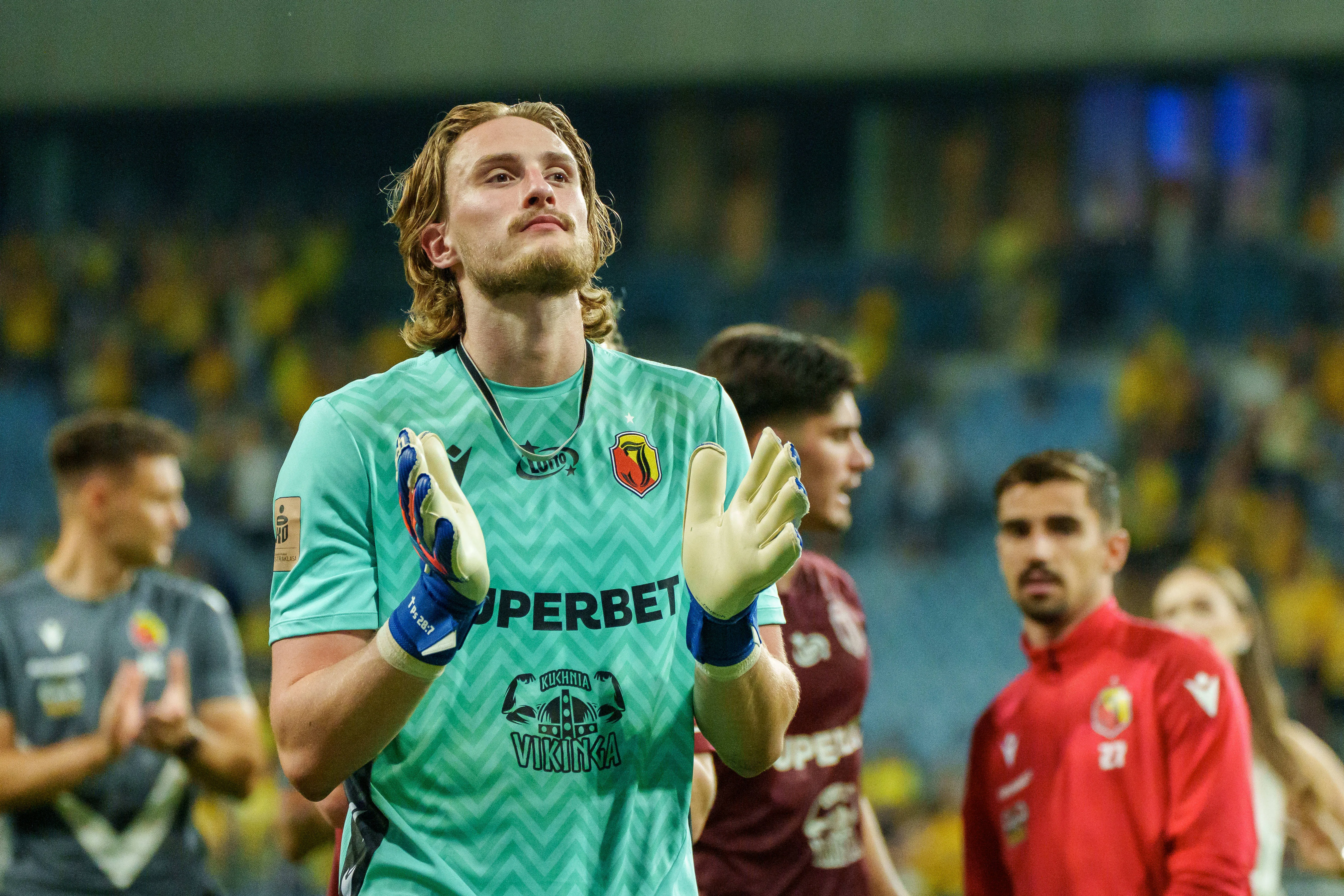 Jagiellonia Bialystok goalkeeper Slawomir Abramowicz 