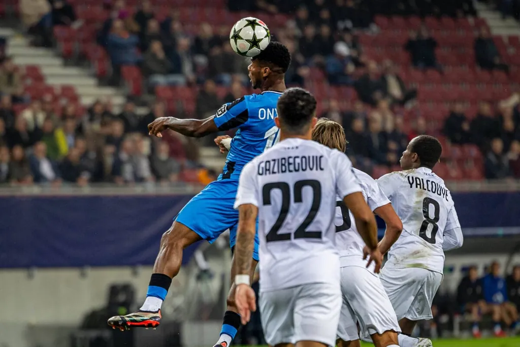 Rapahel Onyedika influential in Club Brugge UCL win