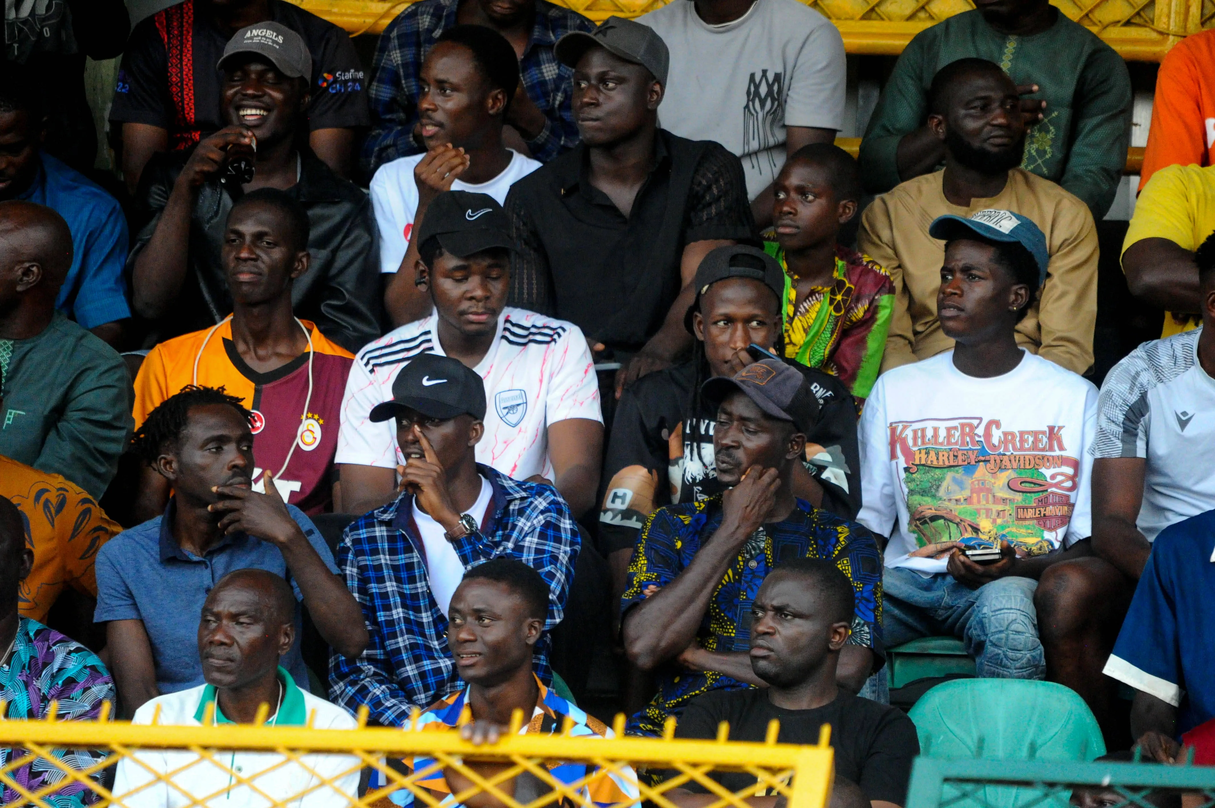 Fans during the Totalenergies Caf Champions League match between Remo Stars and Mamelodi Sundown