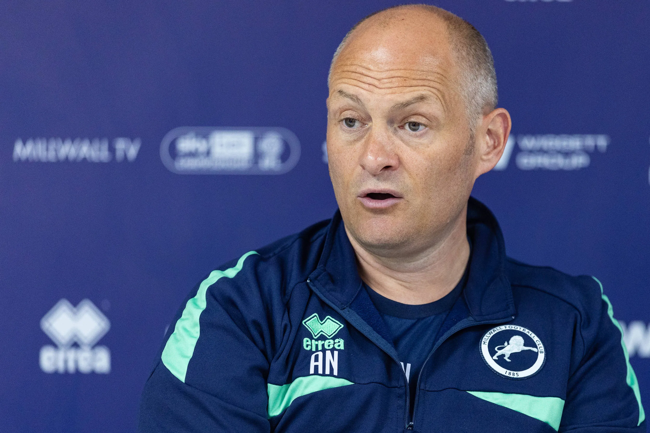 Millwall manager Alex Neil during the post-match press conference