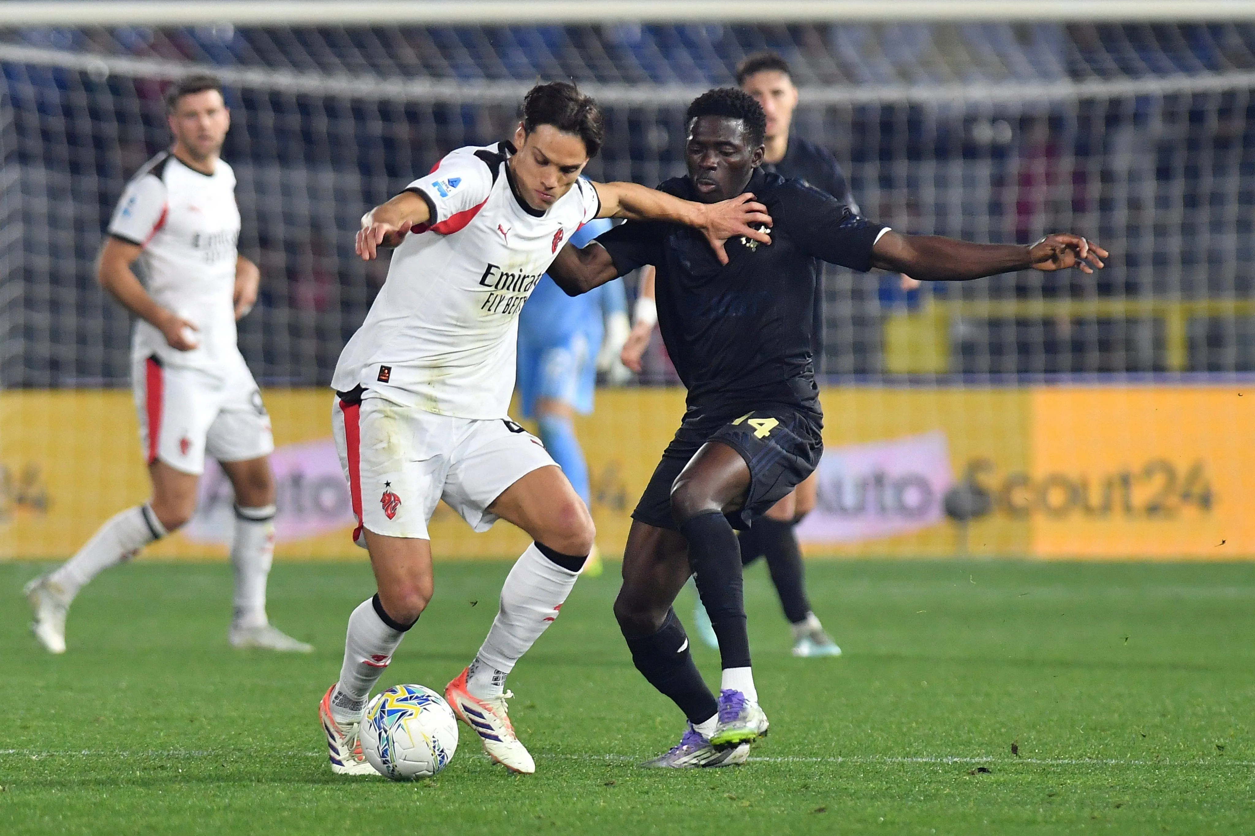 Pisa's Ebenezer Akinsanmiro Vs AC Milan 