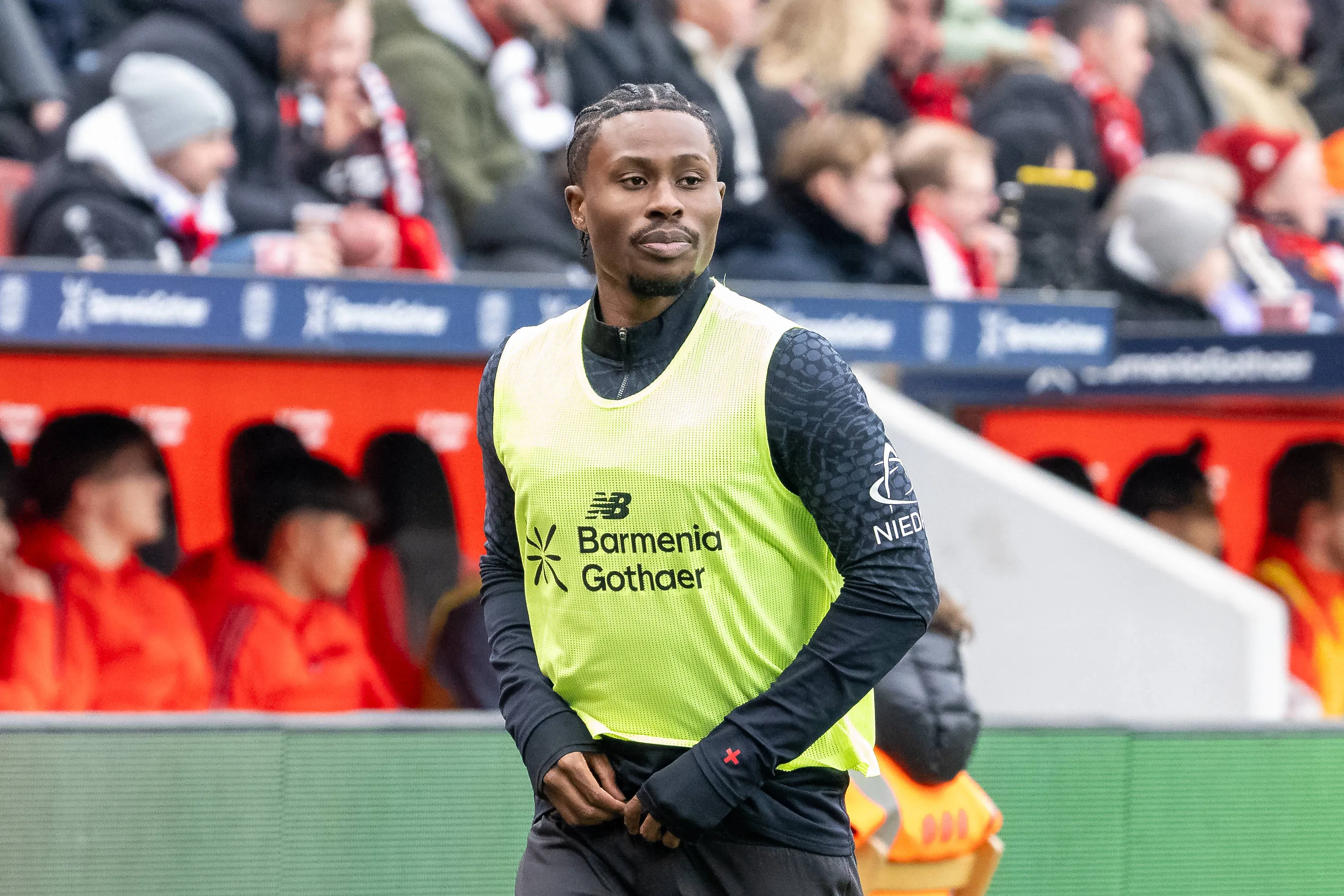  Nathan Tella of Bayer 04 Leverkusen