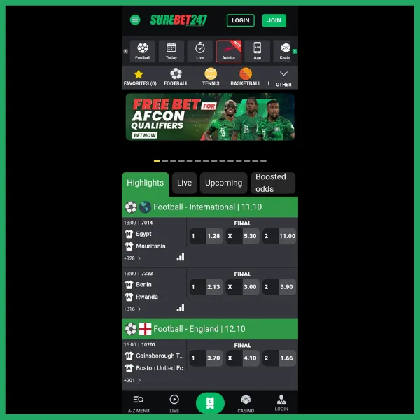 Surebet247 app