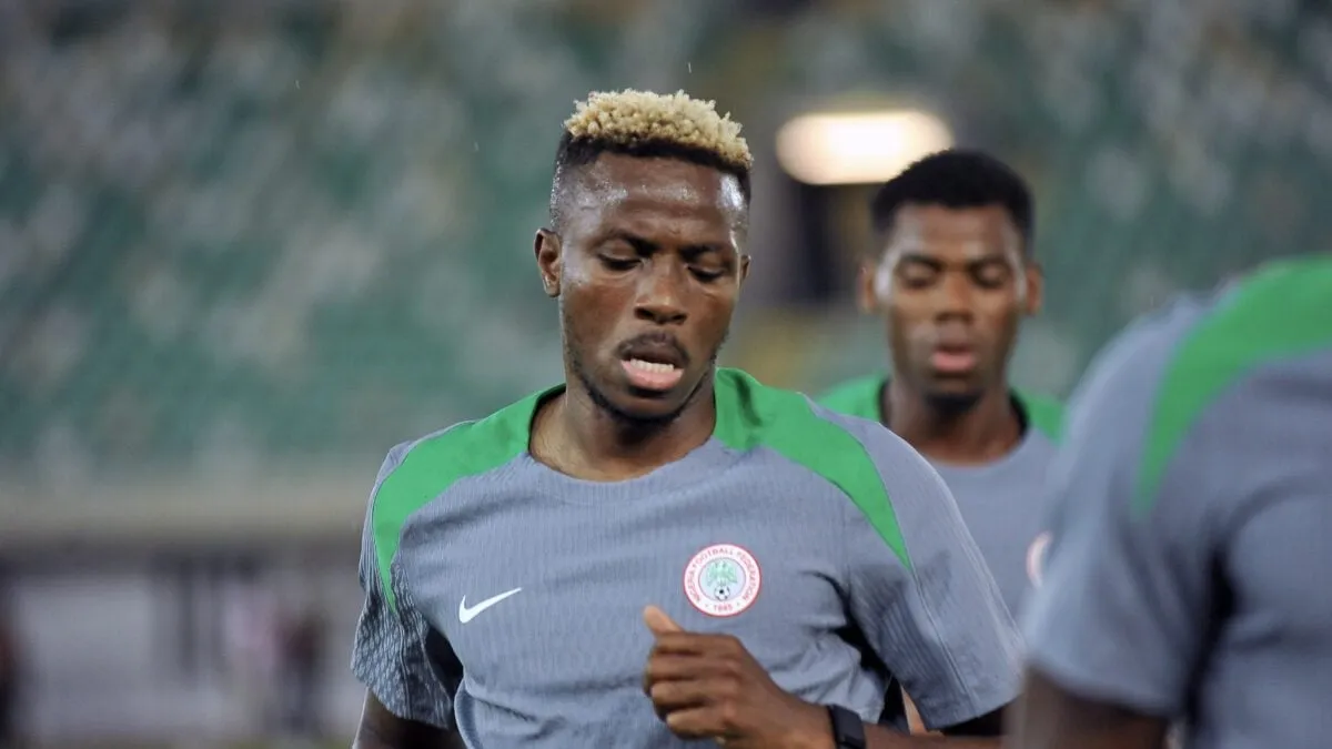 Super Eagles lineup today: Osimhen leads deadly duo upfront, Iwobi handed pivotal role vs Rwanda
