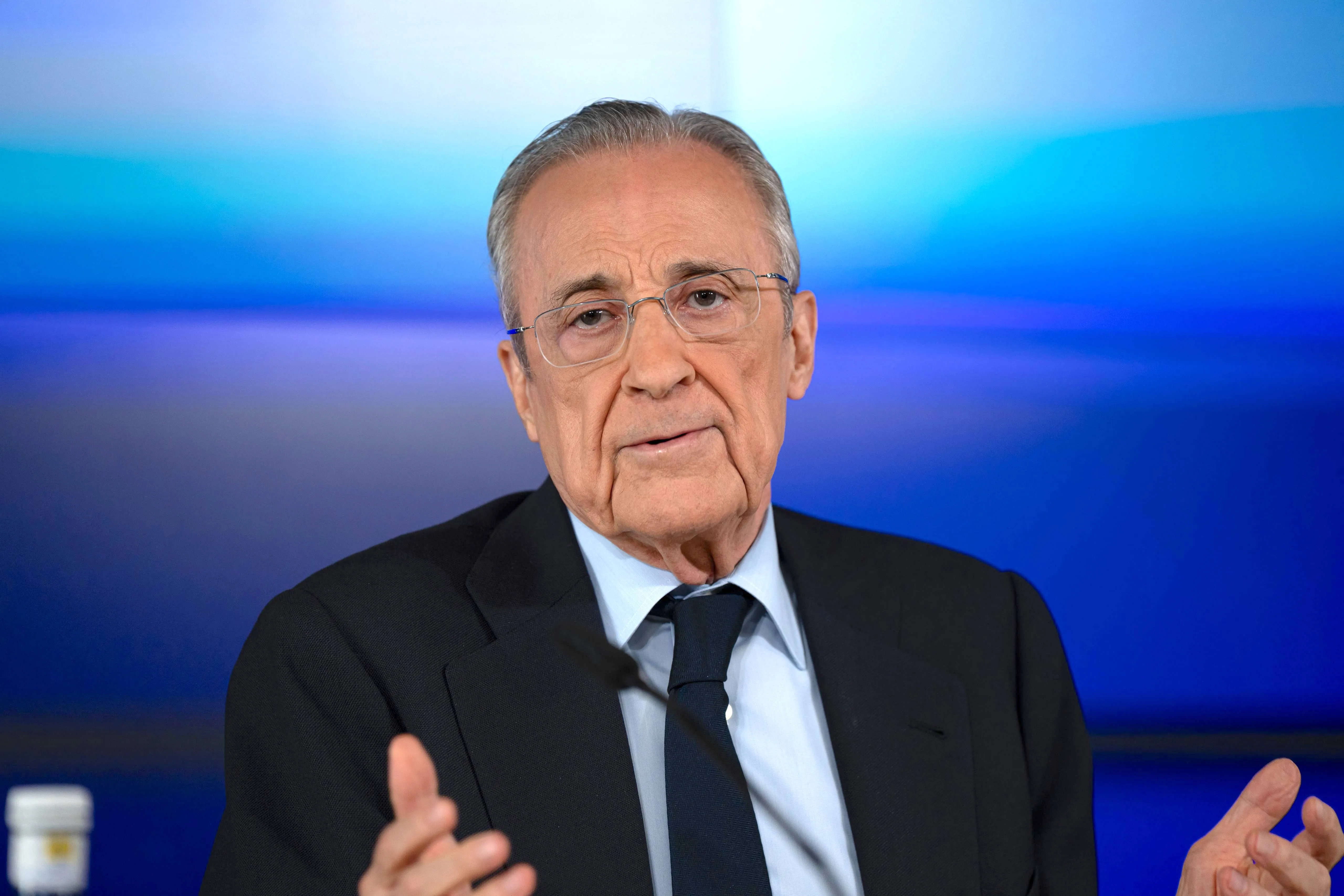 Real Madrid president Florentino Perez