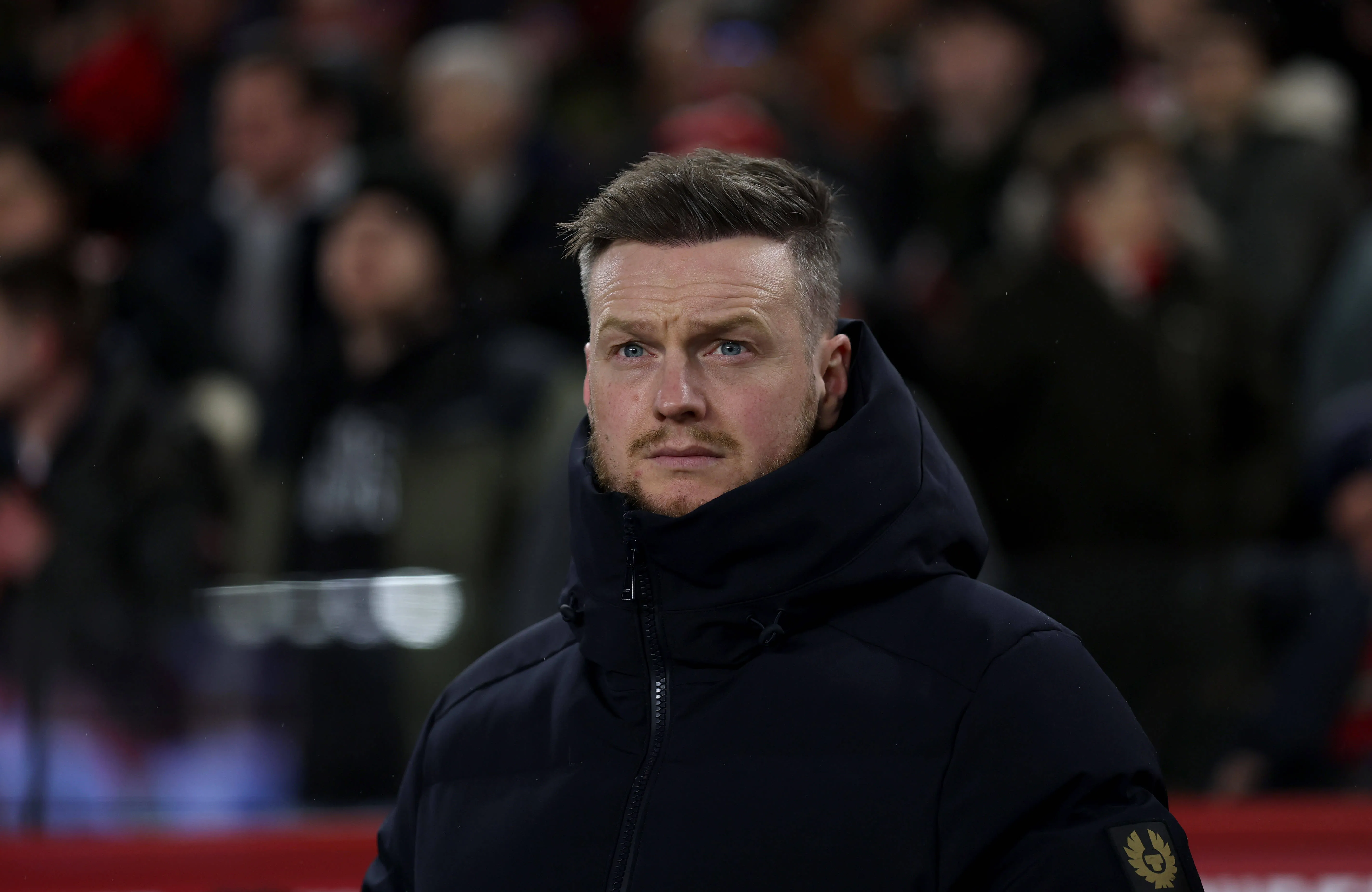  Middlesbrough manager Kim Hellberg during the Sky Bet Championship match at the Riverside Stadium, Middlesbrough