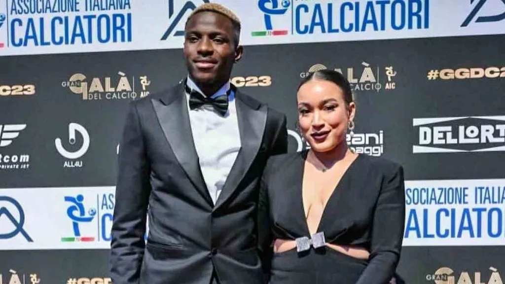 victor osimhen and girlfriend stefanie ladewig