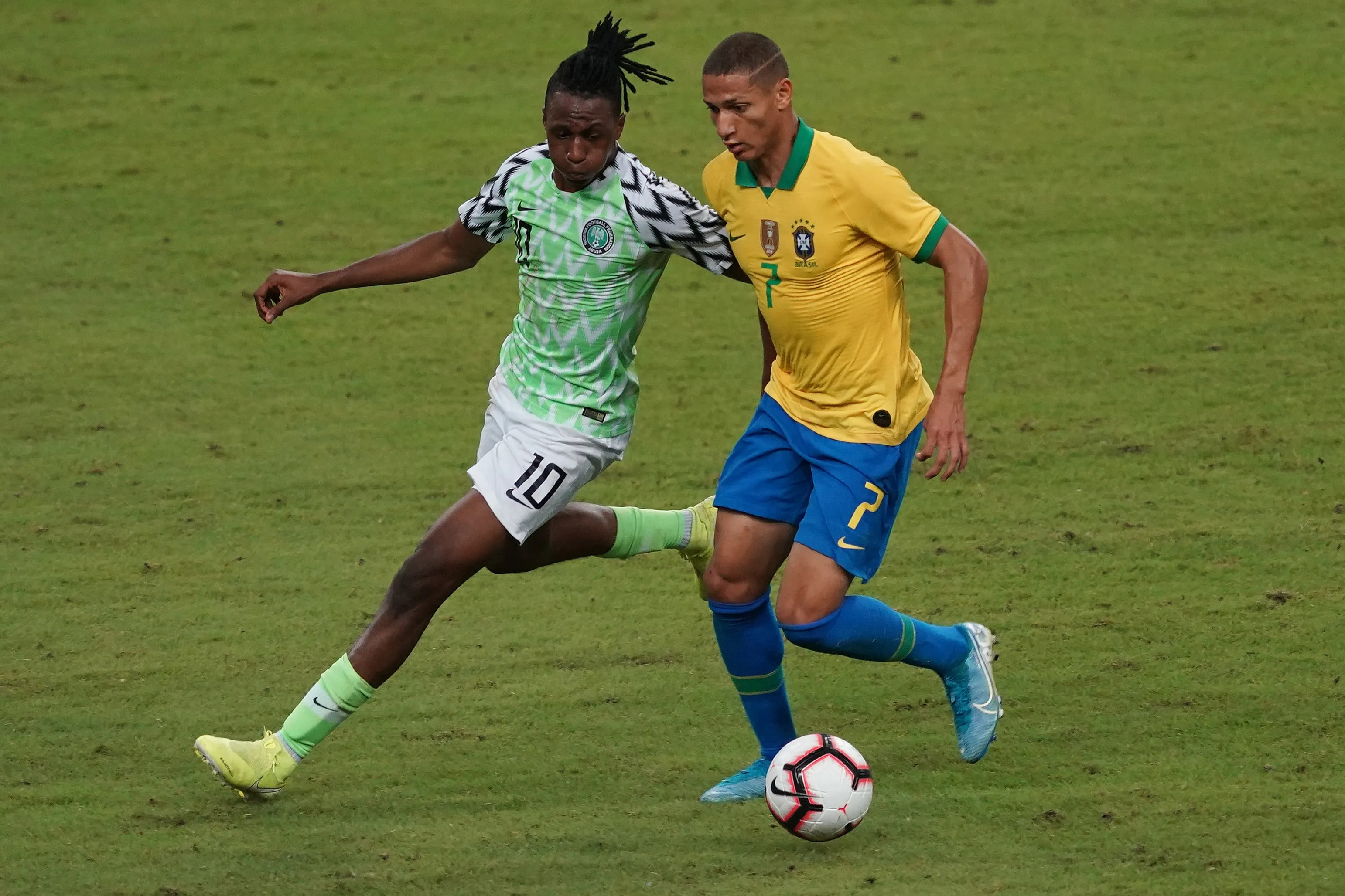 Joe Aribo, the Super Eagles have never faced Brazil at the World Cup 