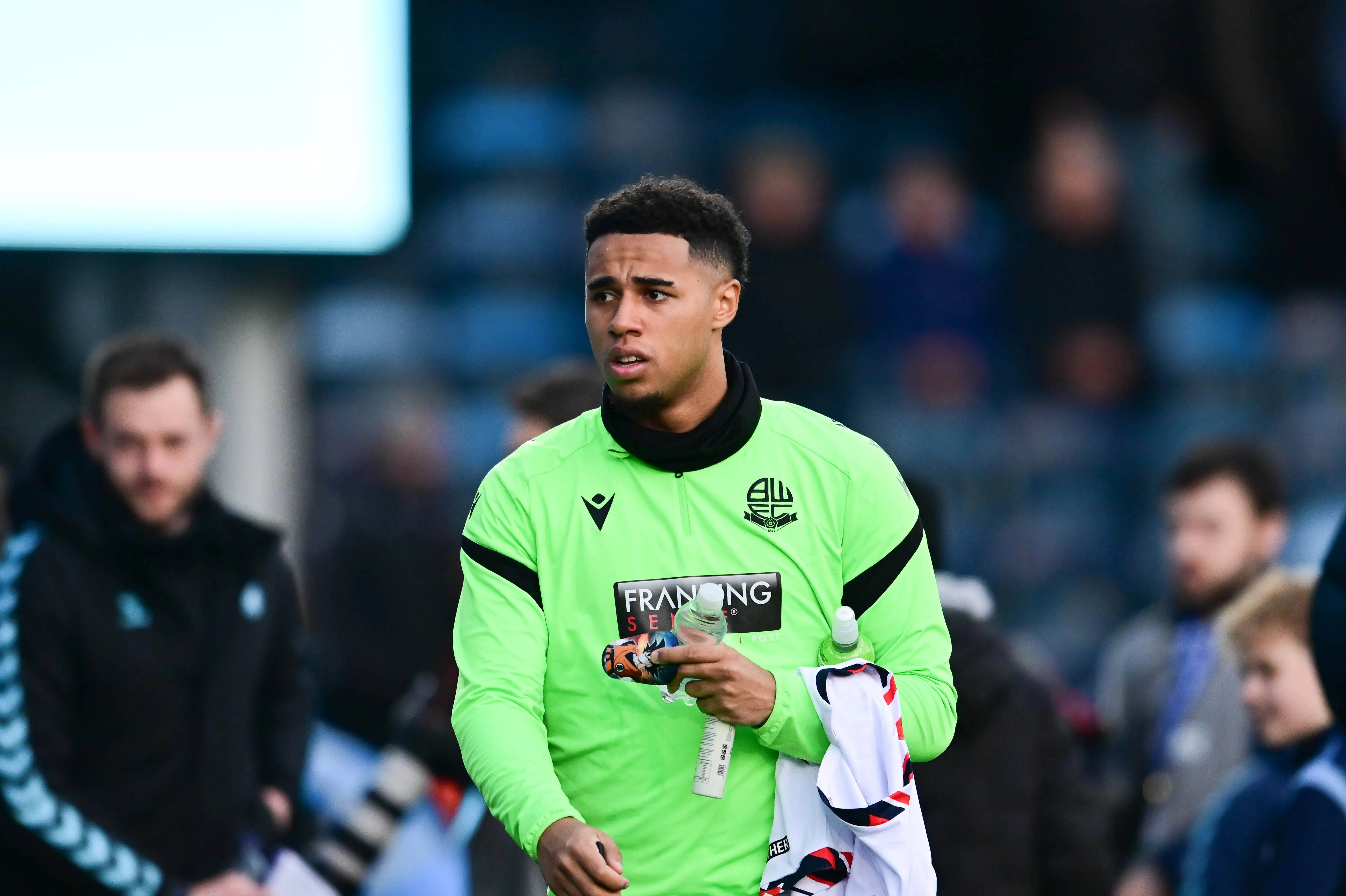 Bolton Wanderers midfielder Ethan Erhahon
