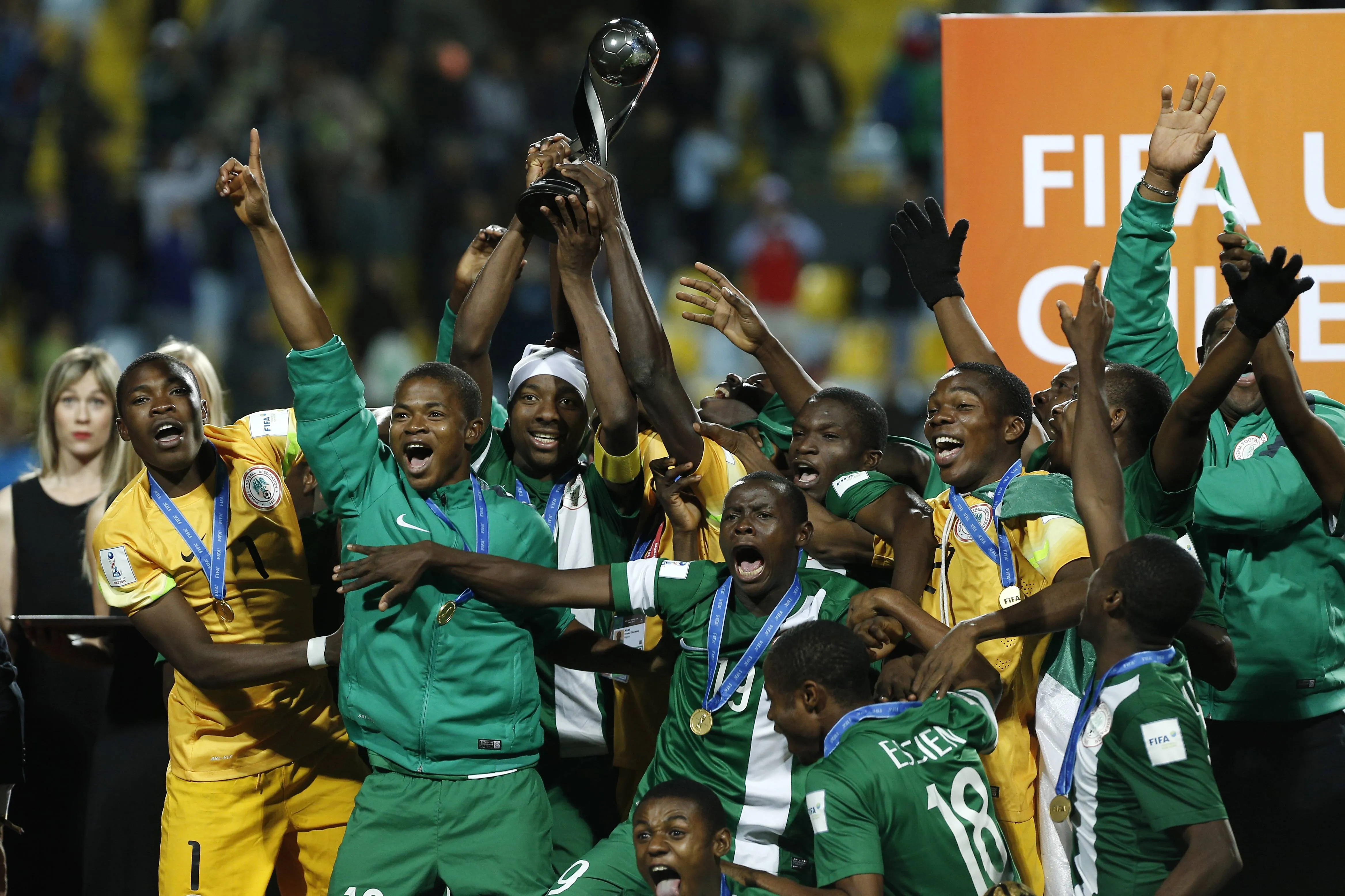 Five-time world champions Nigeria's Golden Eaglets