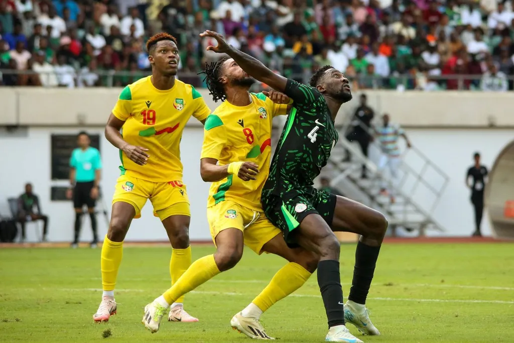 Benin vs Nigeria lineups