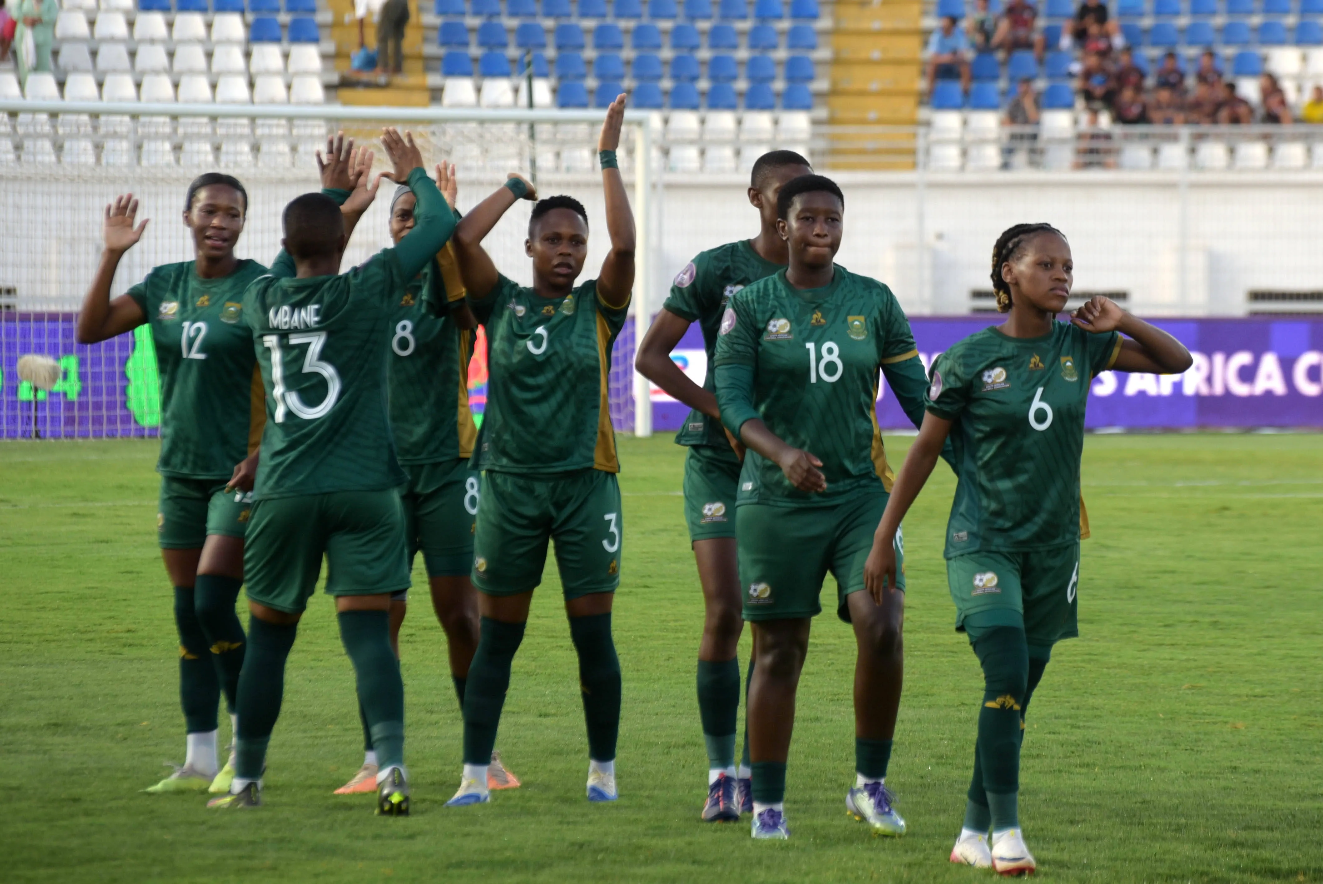 South Africa during the 2025 Women s Africa Cup of Nations WAFCON third place match between Ghana and South Africa at Stade Larbi Zaouli on July 25, 2025 in Casablanca, Morocco.