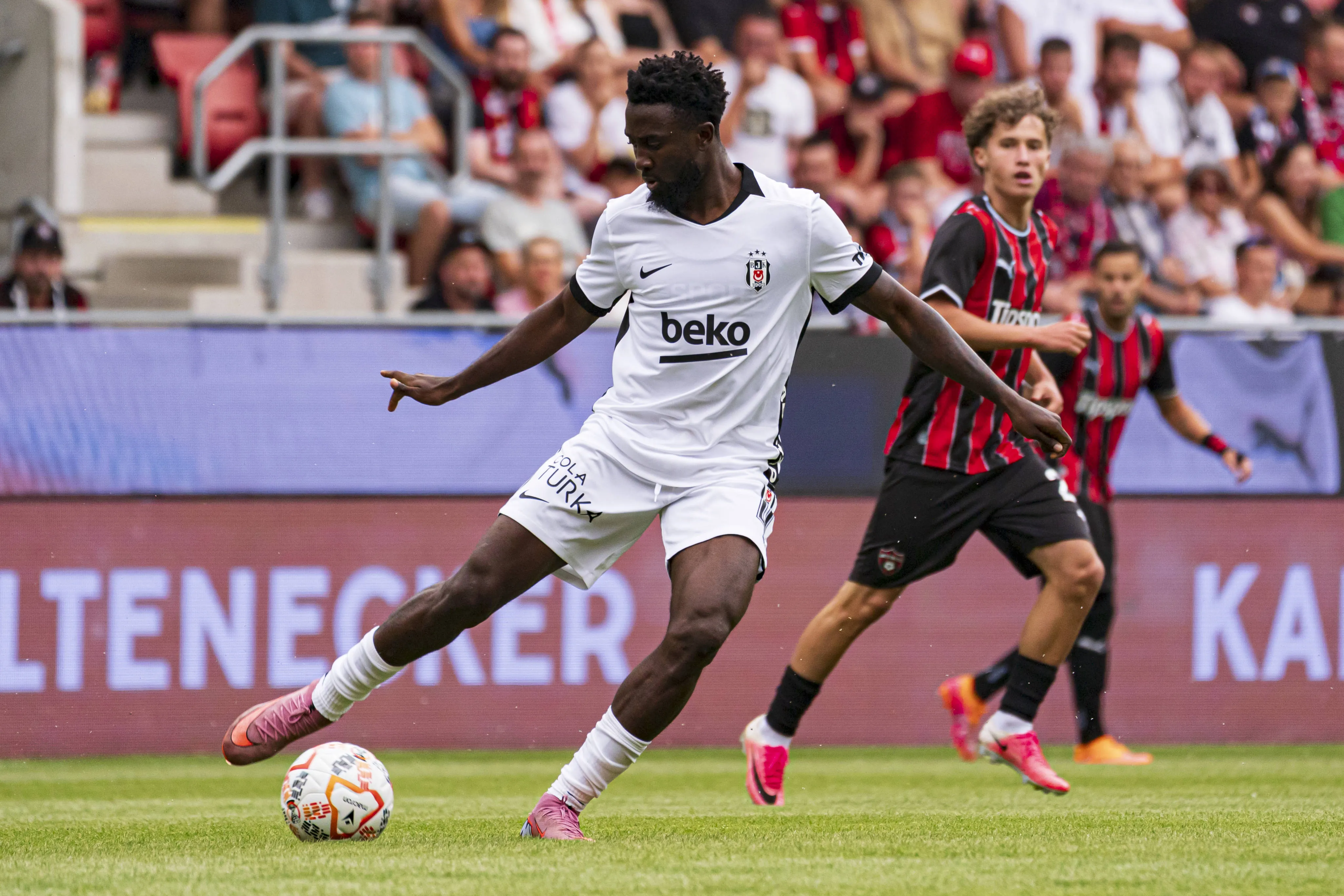 Wilfred Ndidi seen during International Friendly game between teams of Spartak Trnava and Besiktas JK.