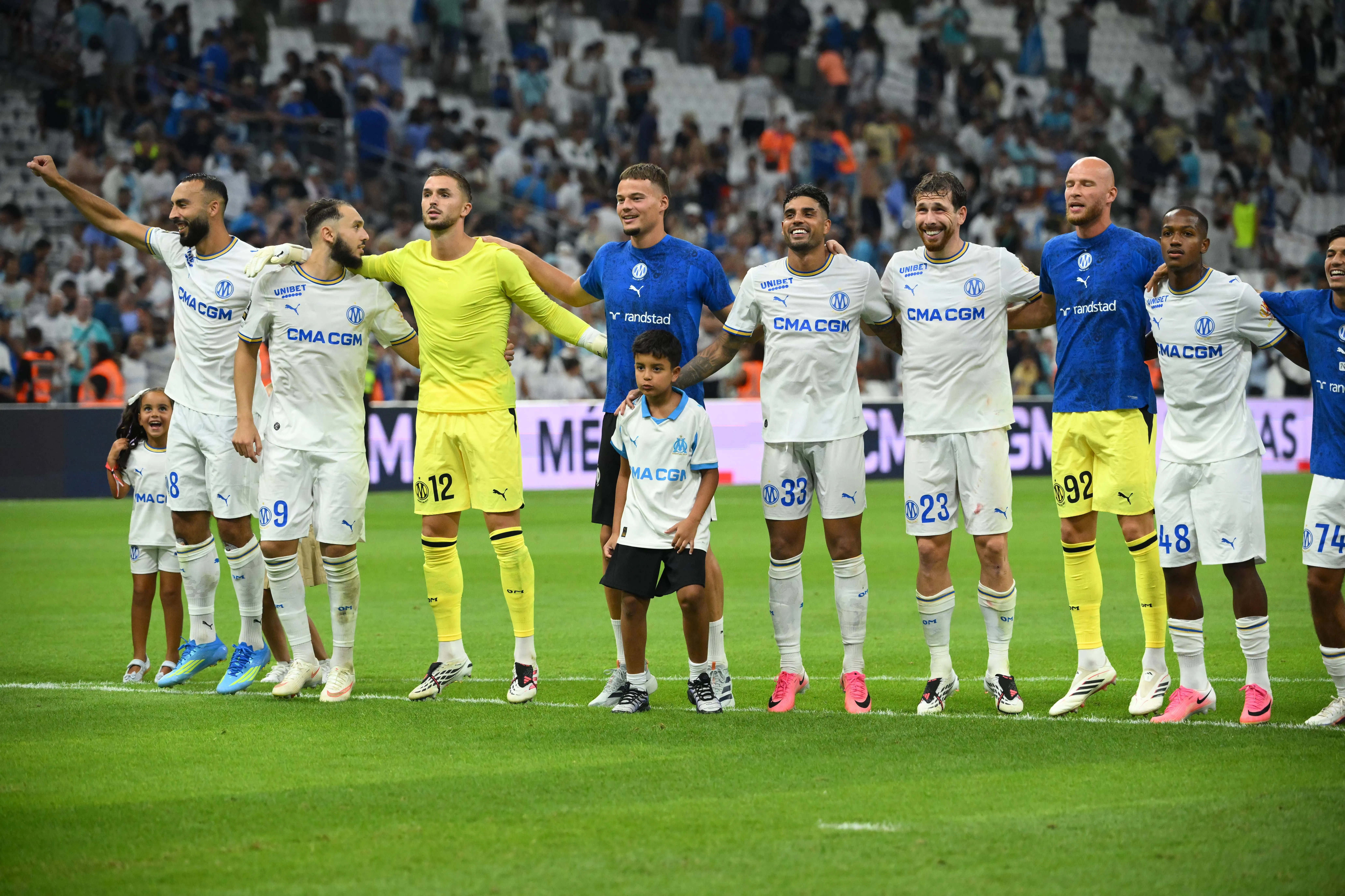 Marseille team picture. 
