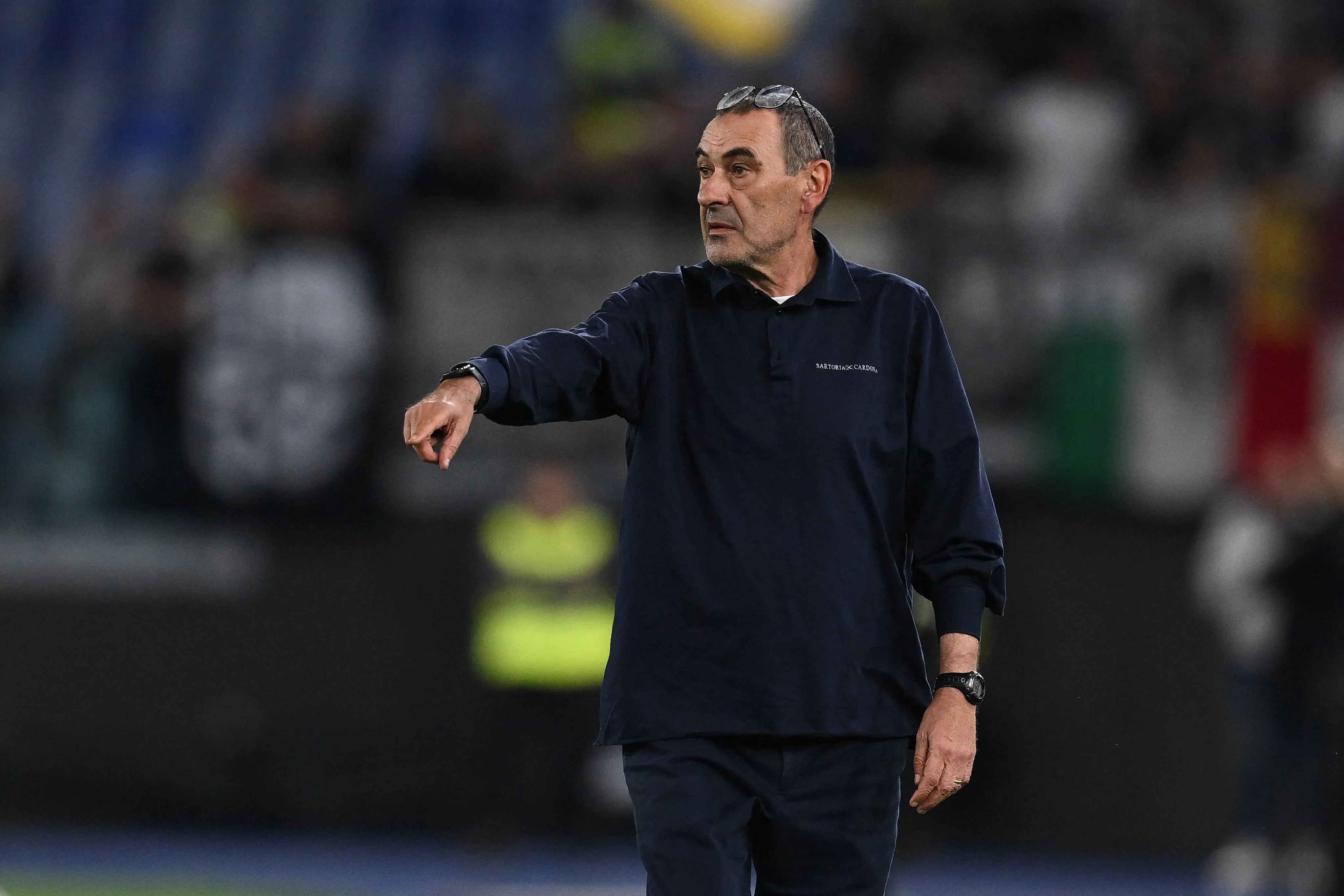 Maurizio Sarri, coach of S.S. Lazio