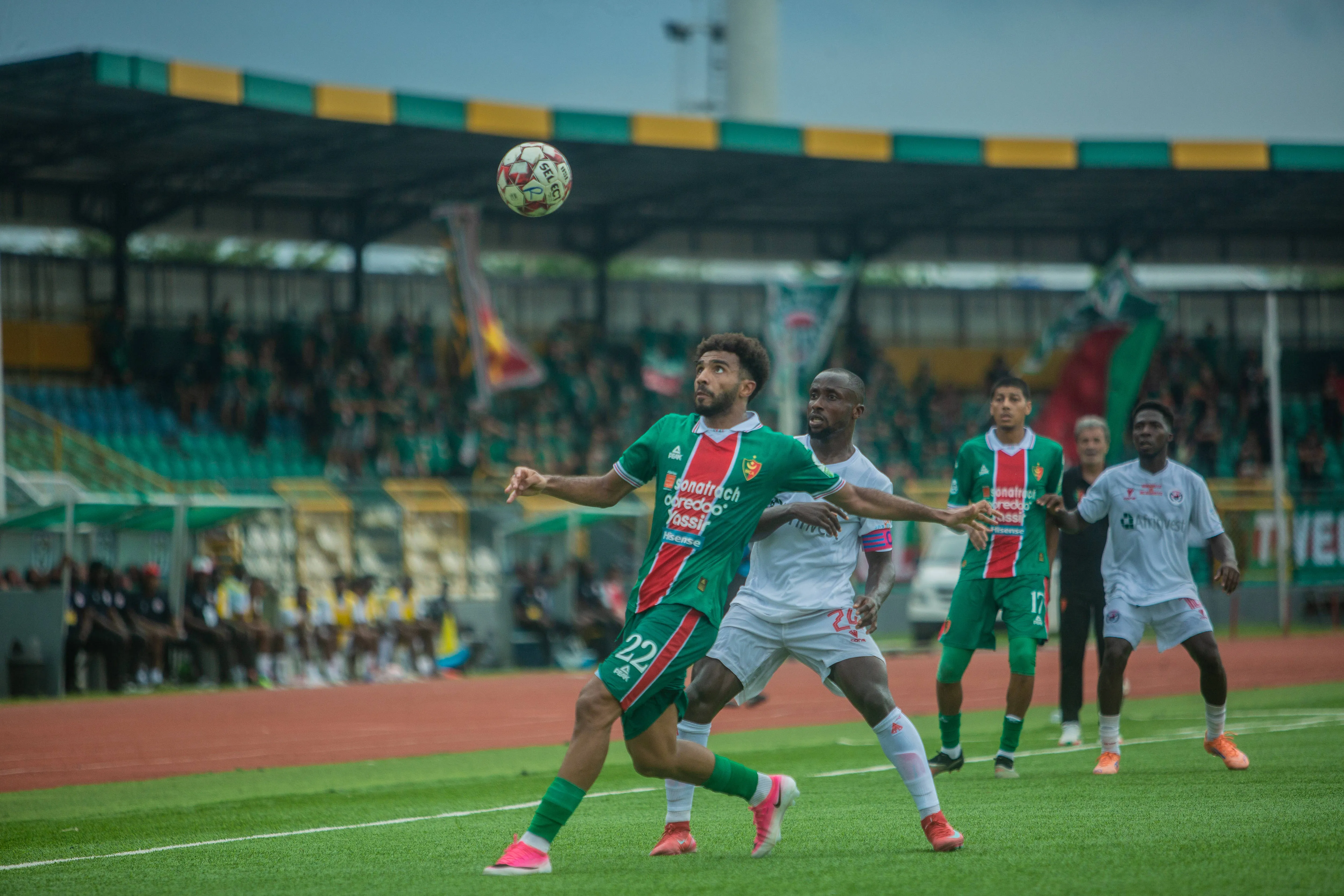 The CAFCL game between Rangers Int l vs MC Alger at the MKO Abiola Stadium, 