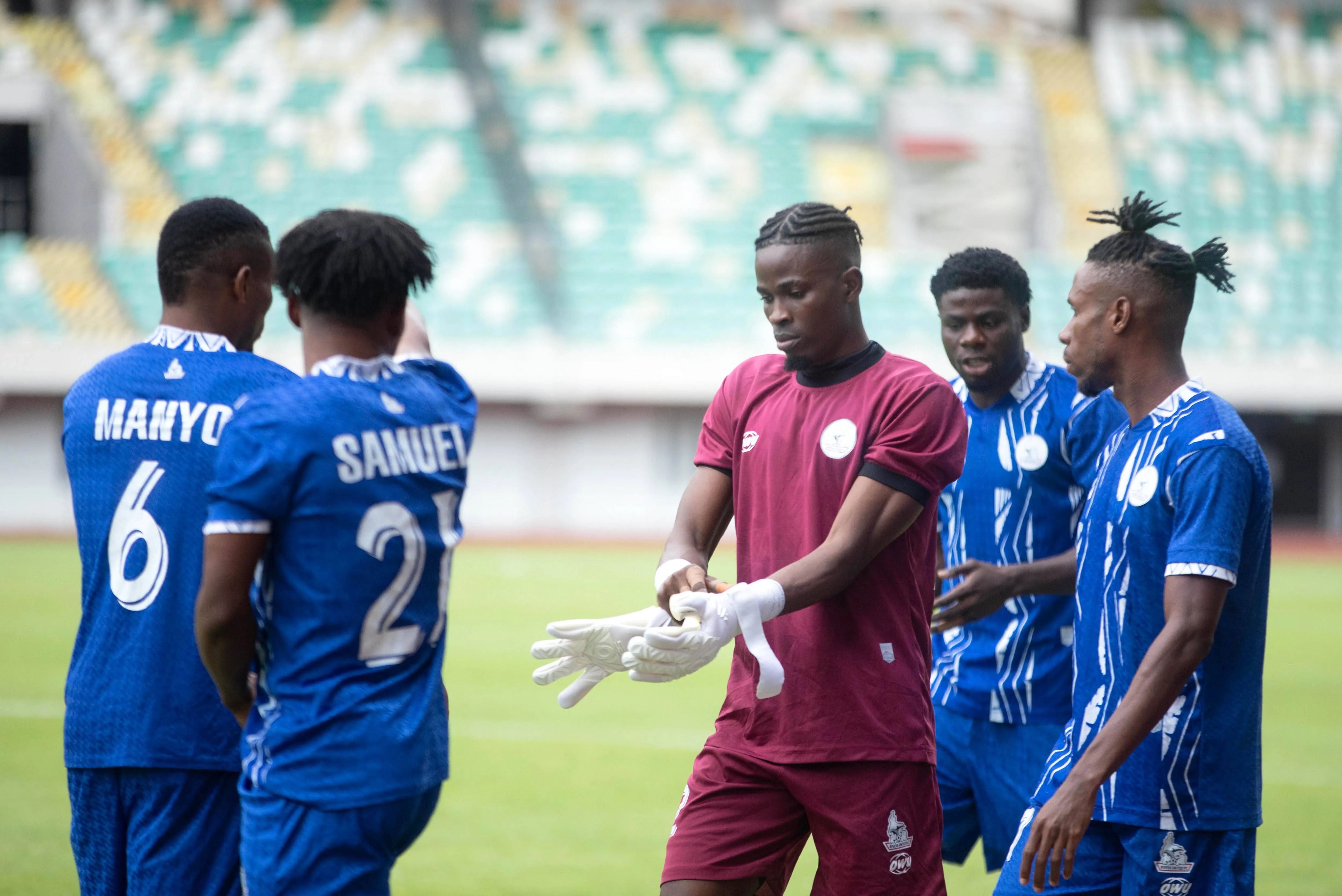 Rivers United during the Caf Champions League.