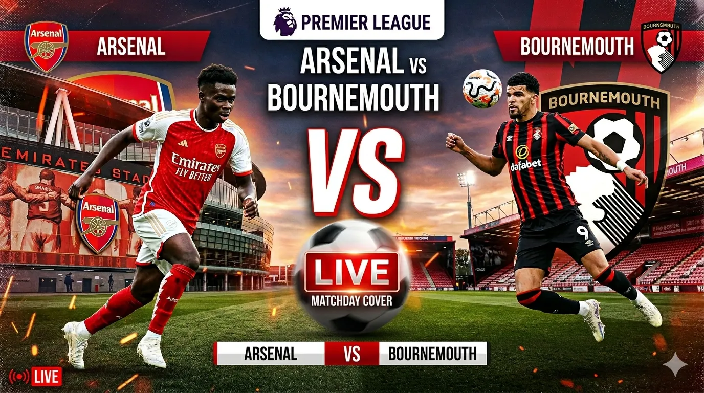 Arsenal vs Bournemouth live: Premier League score, updates & commentary