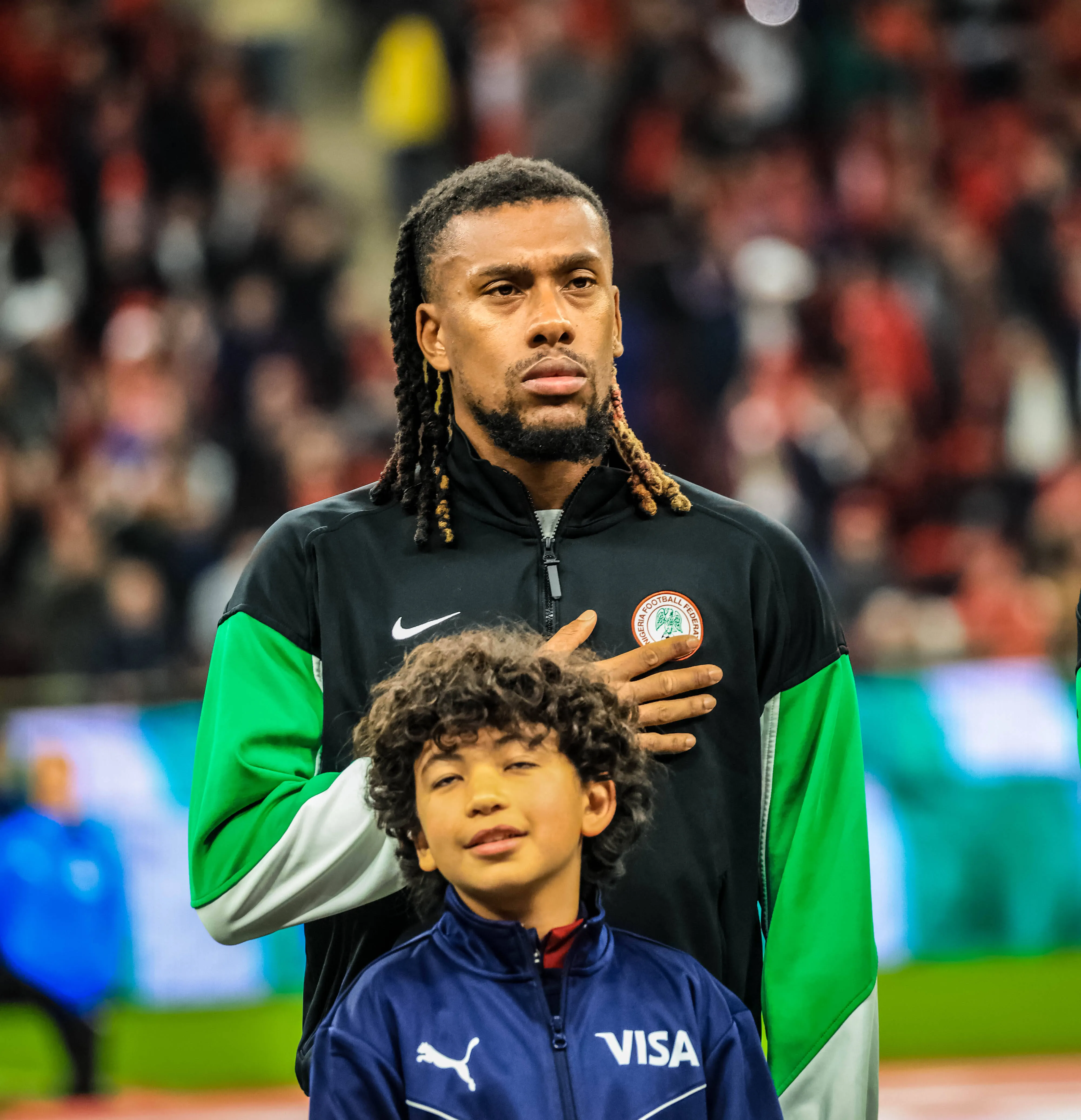 Super Eagles midfielder Alex Iwobi