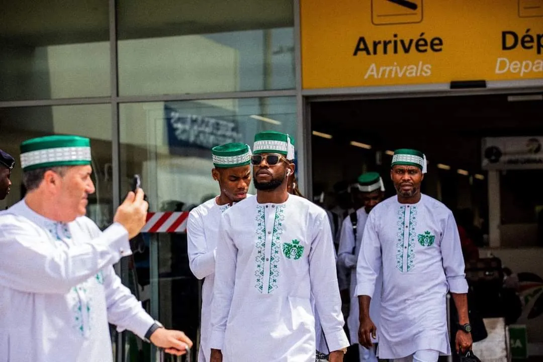Super Eagles arrive in style for AFCON 2023