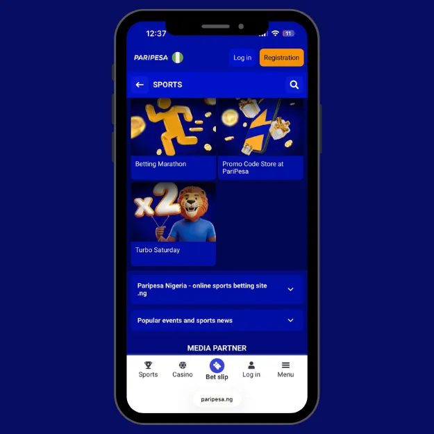 Paripesa bonus for sports users, Turbo Saturday